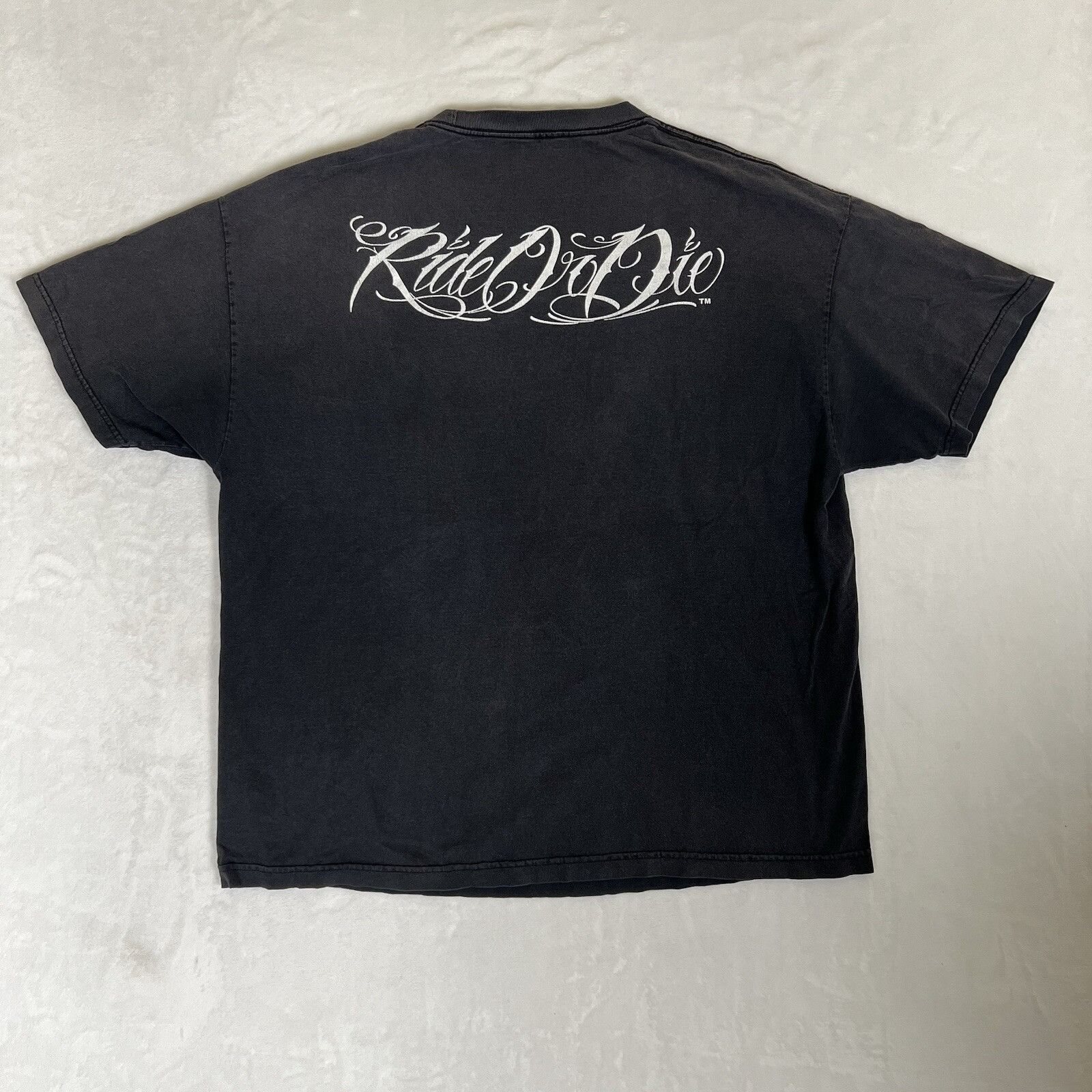 Other Vintage Ride or Die My Old Lady Motorcycle David Gonzales T- Size US XXL / EU 58 / 5 - 8 Thumbnail