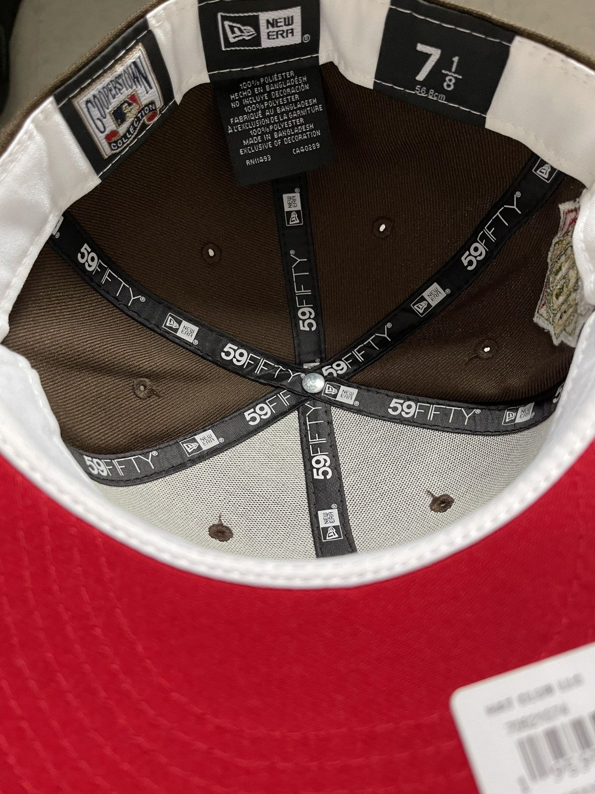 Hat Club × MLB × New Era 7 1/8 Hat Club Exclusive “Brown Red UV” New York Yankees Size ONE SIZE - 5 Thumbnail