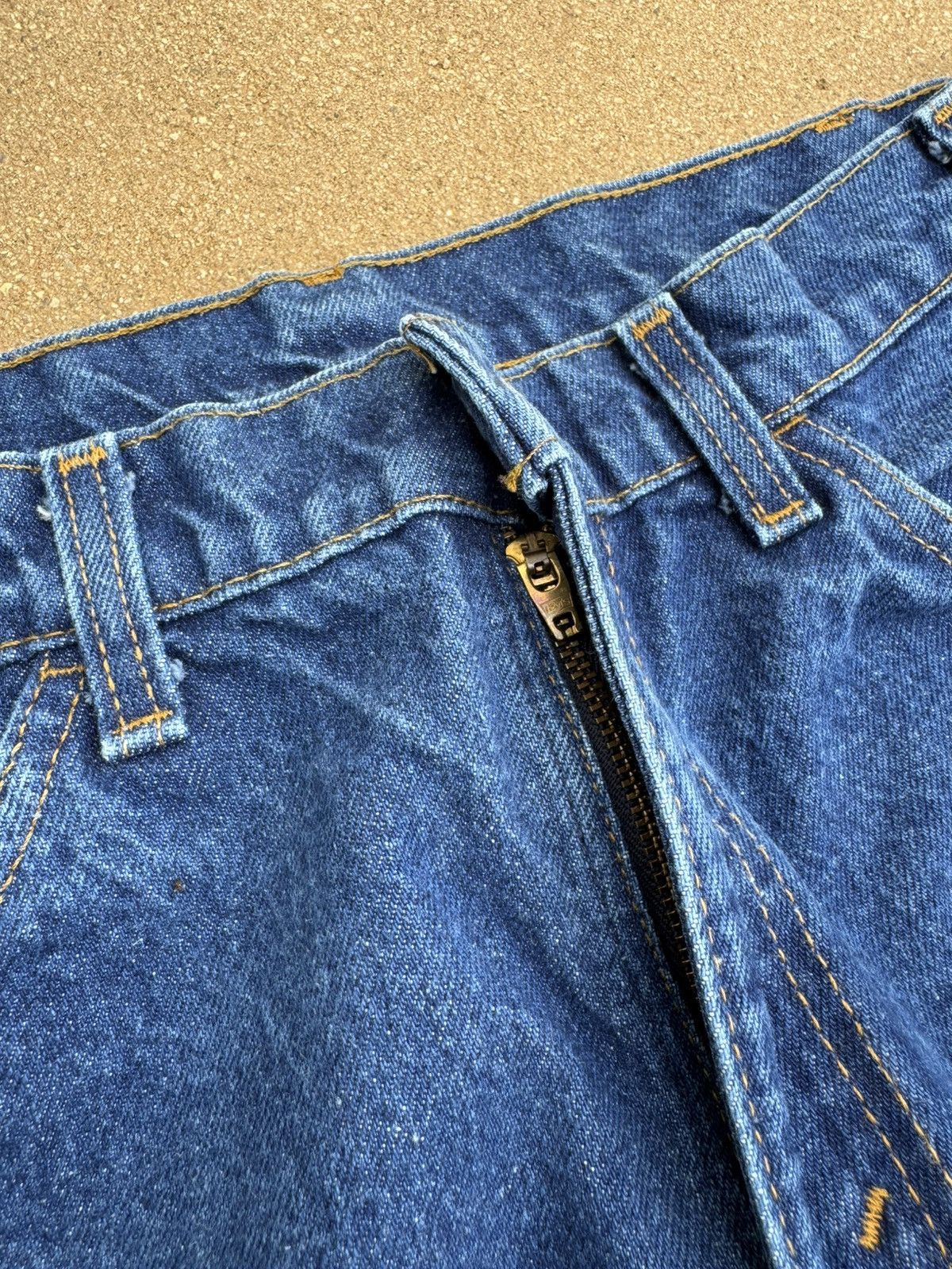 Levi's Vtg 80’s Levi’s 684 Orange Tab Bellbottom Flare Jeans 31x28 Size US 31 - 5 Thumbnail