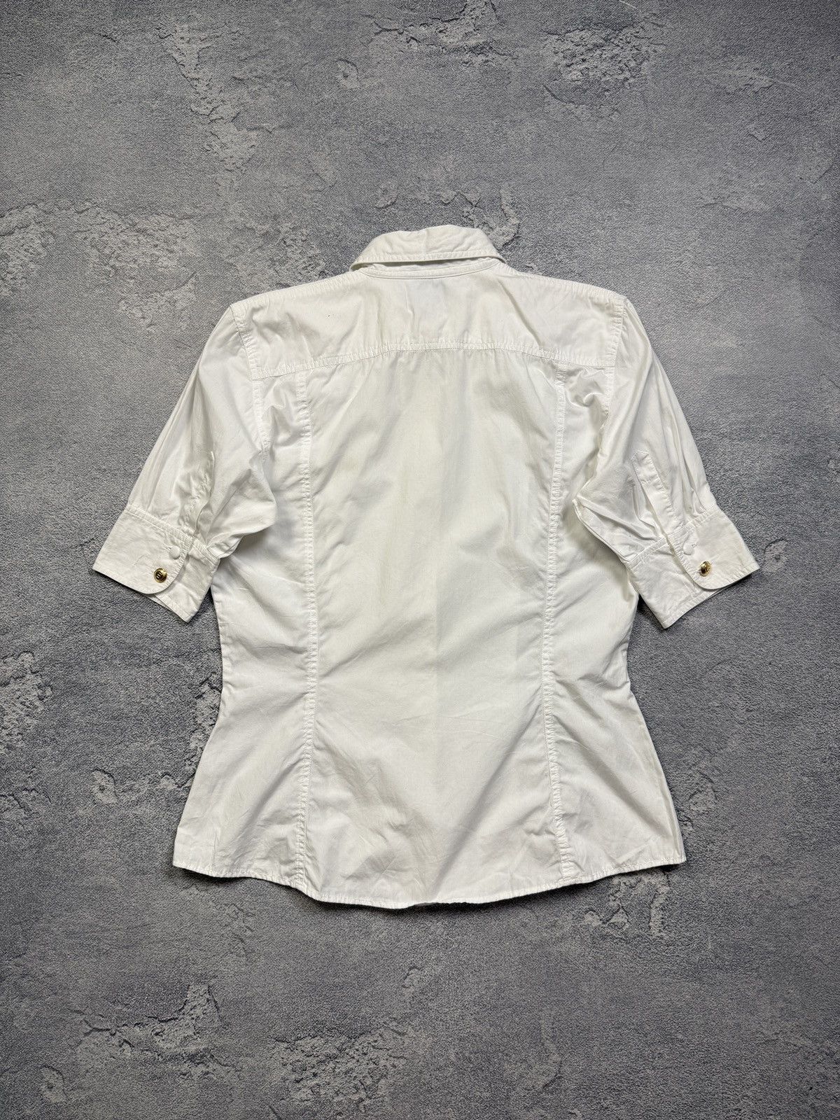 Blumarine Blumarine Silk Wrap Blouse by Anna Molinari Size M / US 6-8 / IT 42-44 - 7 Thumbnail