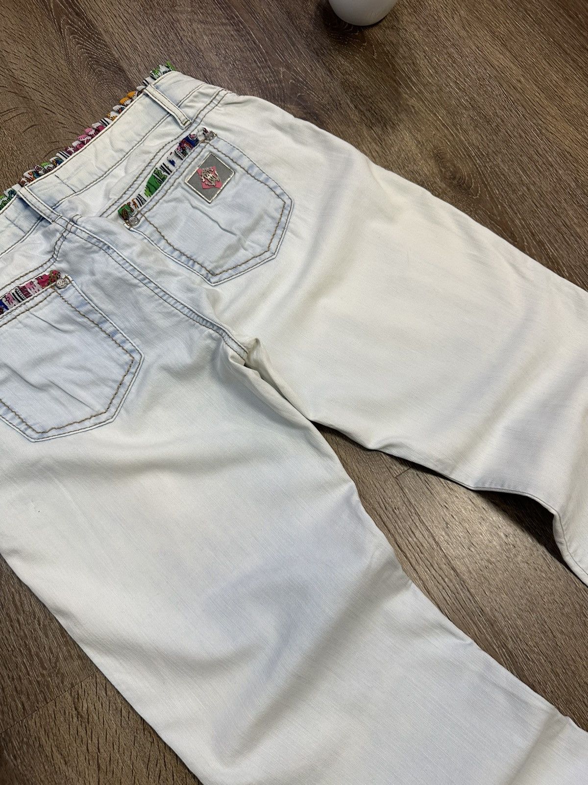 Roberto Cavalli Roberto Cavalli Vintage Y2K Jeans Denim Size 29" - 3 Thumbnail