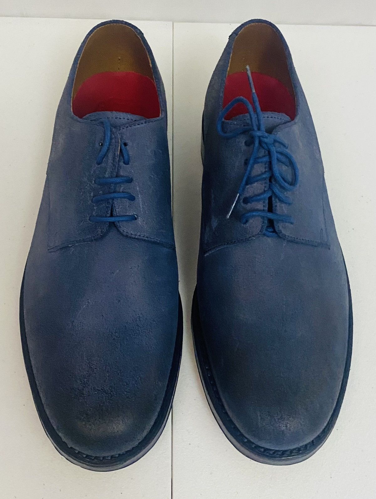 Grenson Grenson Blue Leather Burnished Toe Finnegan Derby 10 NIB Size US 10 / EU 43 - 15 Thumbnail