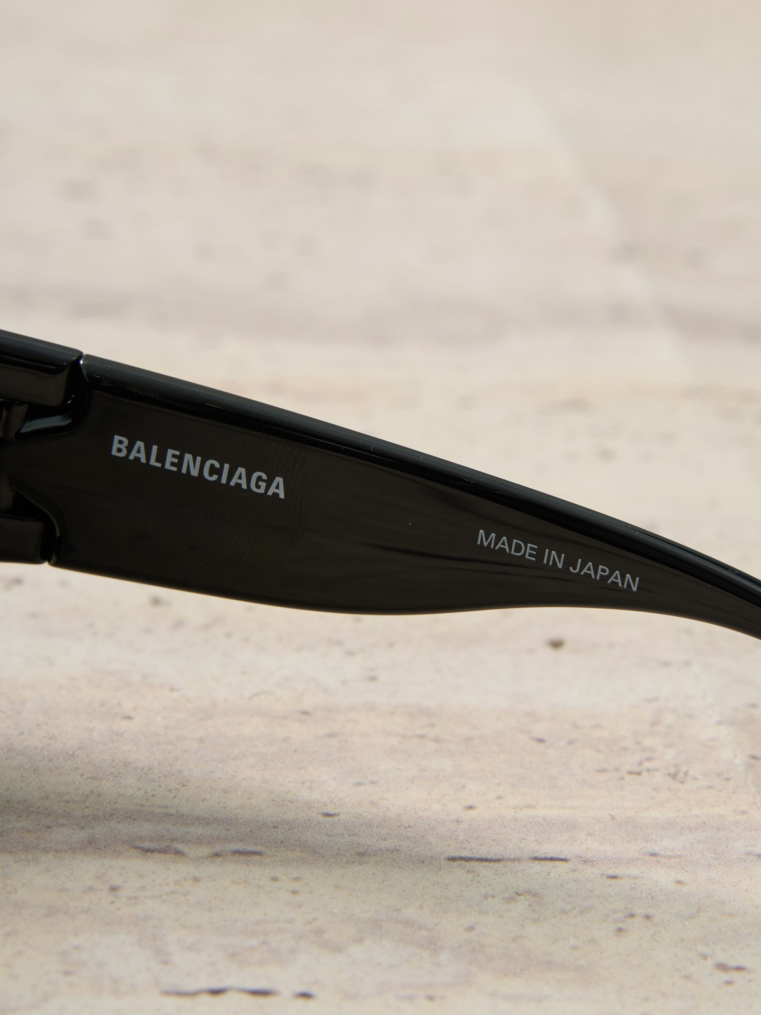 Balenciaga BALENCIAGA BB0157S 001 Sunglasses BLACK Size ONE SIZE - 8 Thumbnail