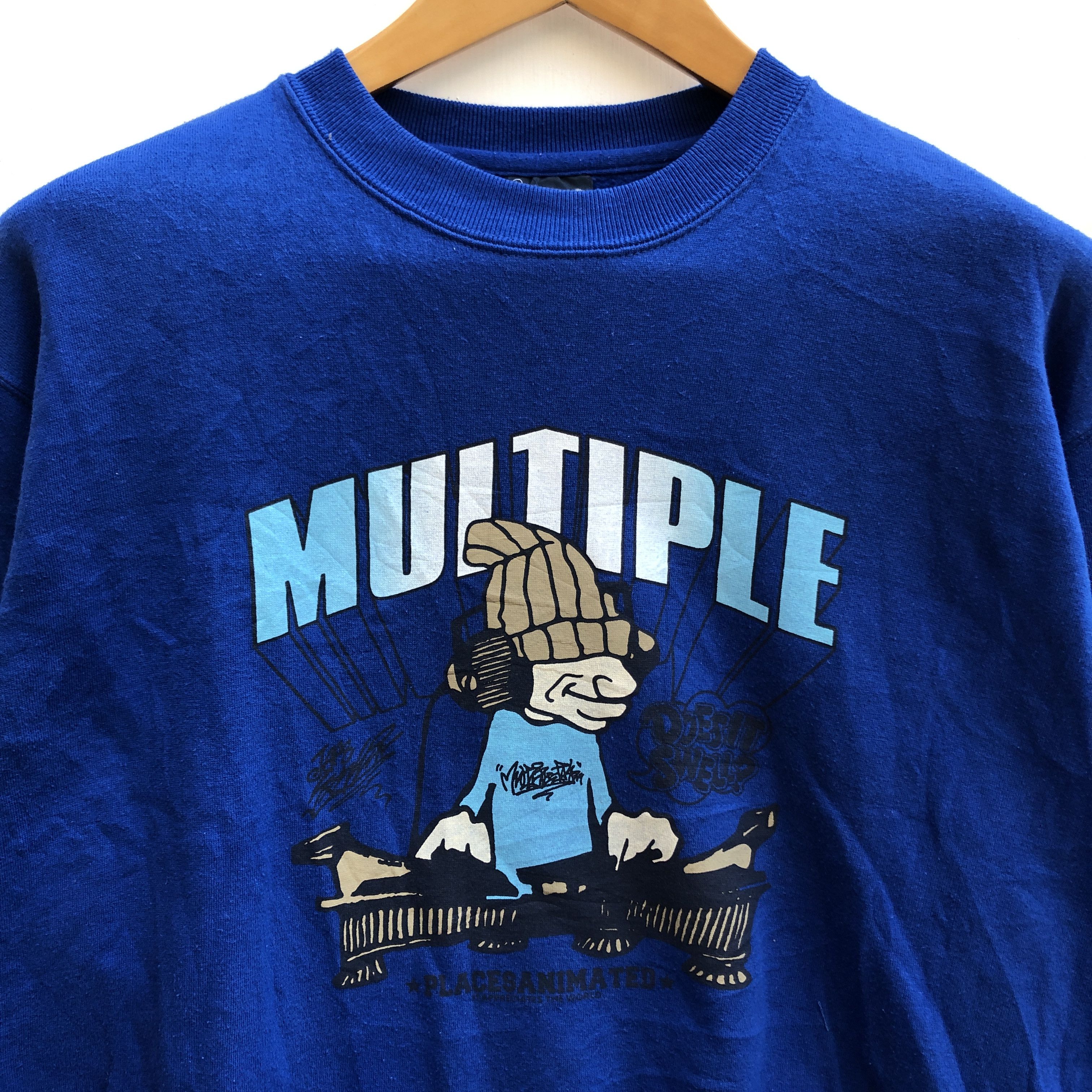 Japanese Brand WHIRL SPLEVO Crew Neck Sweatshirt #0916-30 Size US L / EU 52-54 / 3 - 2 Thumbnail