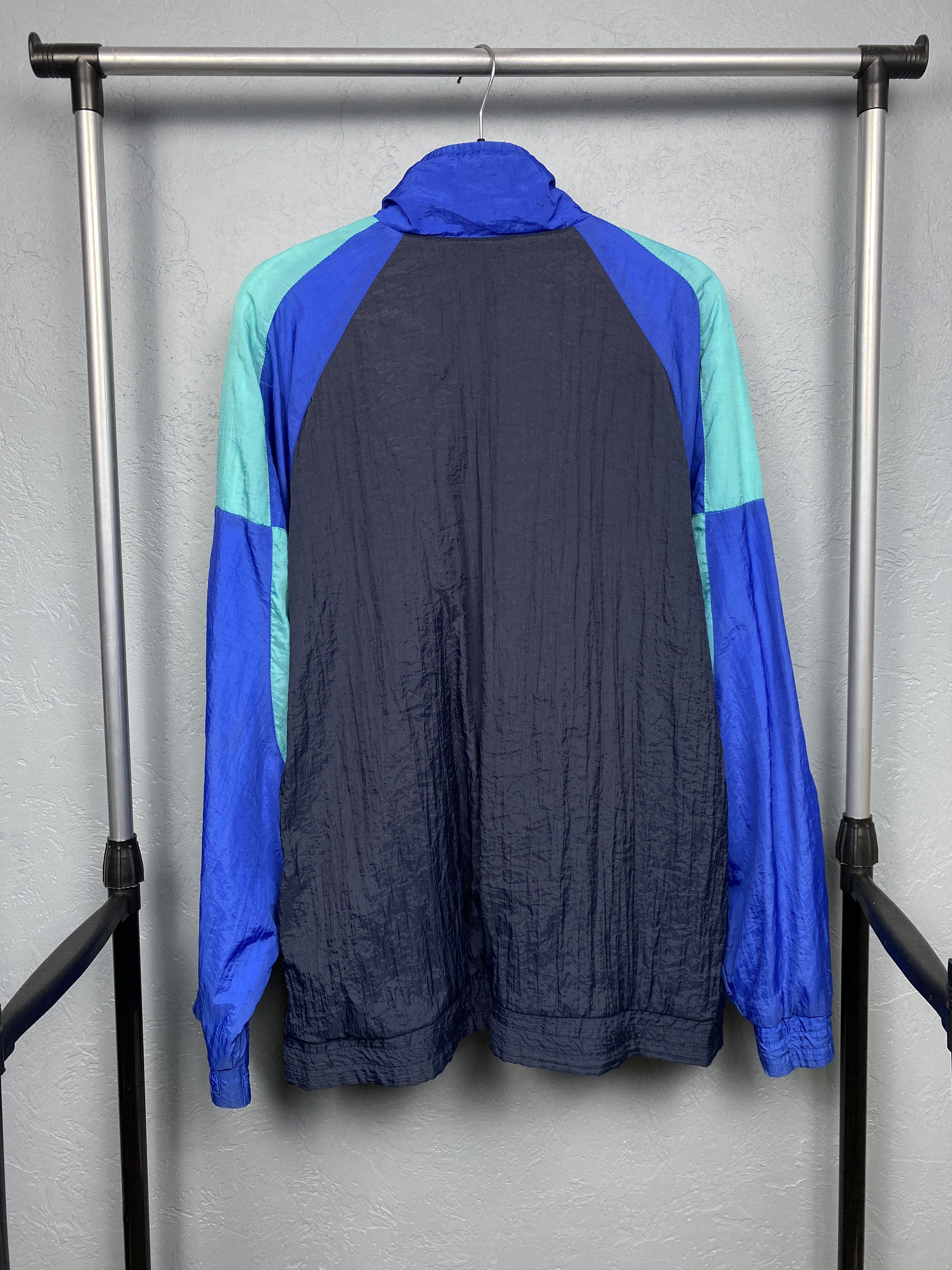 Adidas Adidas 90s Vintage Mens Nylon Track Top Jacket Size US XL / EU 56 / 4 - 7 Thumbnail