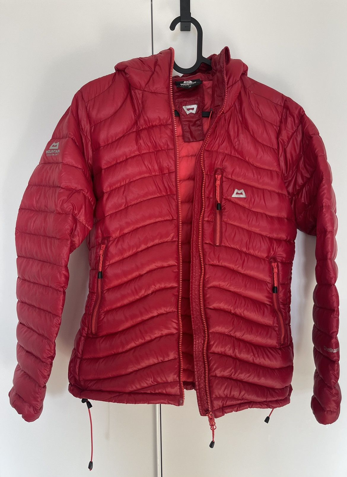 image of Mountain Equipment Red Jacket 100% Down, Women's (Size Small)