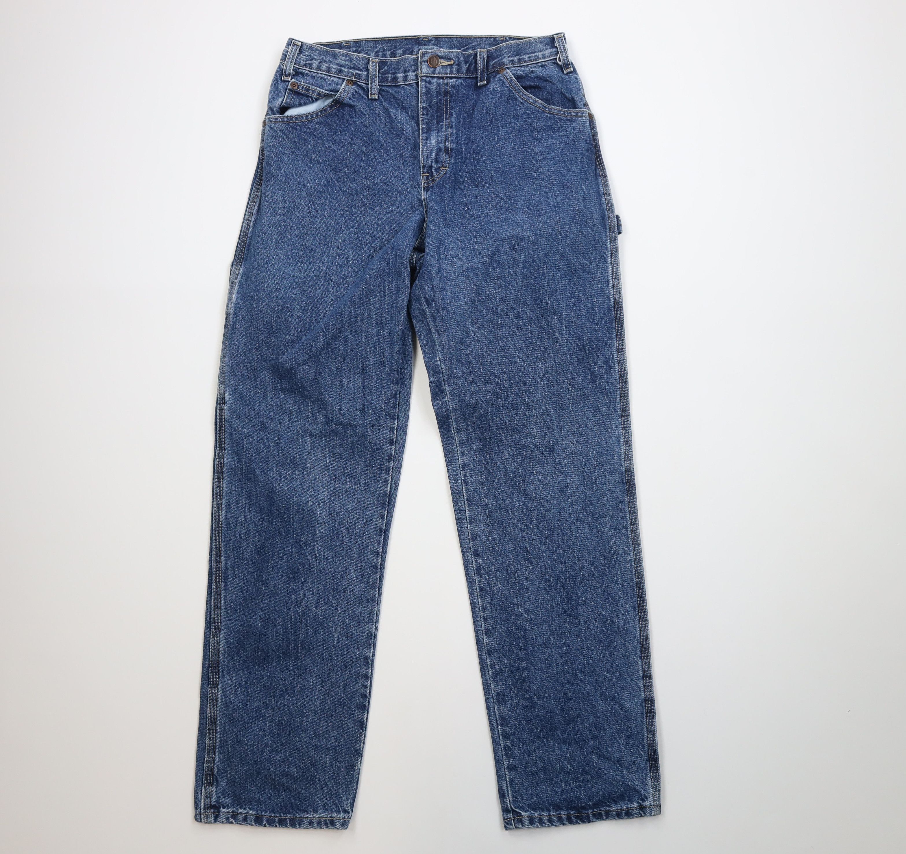Dickies Vintage Y2K Dickies Relaxed Dungaree Denim Jeans Blue Cotton Size US 30 / EU 46 - 1 Thumbnail