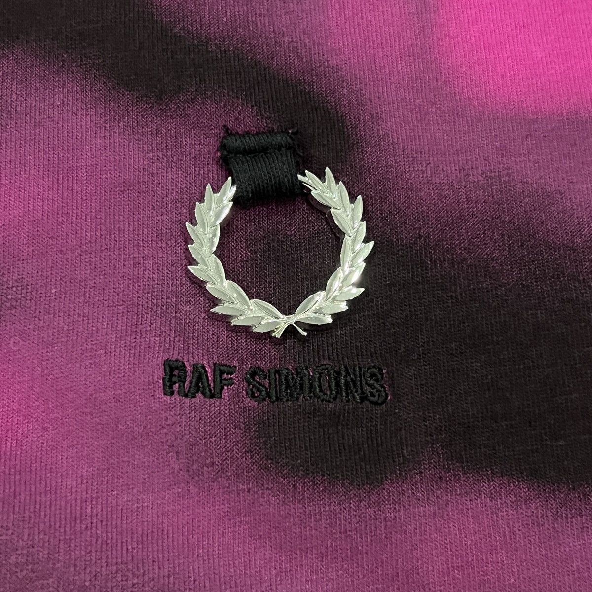 Raf Simons Raf Simons x Fred Perry Purple Portrait Print T-shirt Size US L / EU 52-54 / 3 - 4 Thumbnail