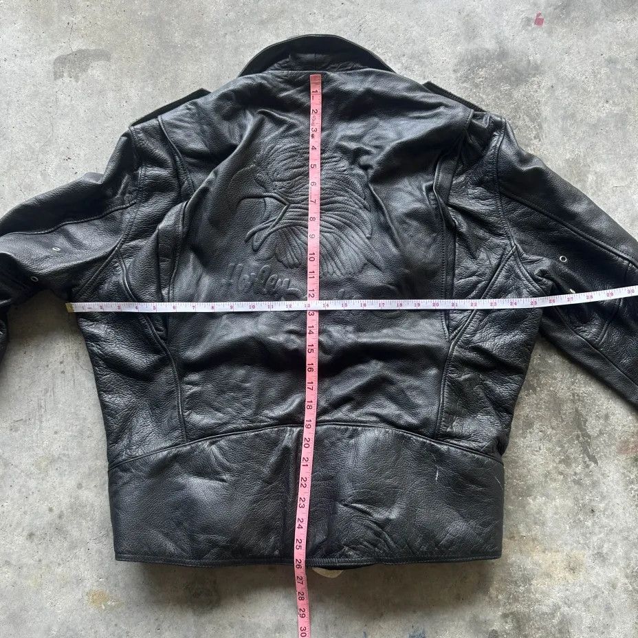 Harley Davidson Vintage Harley Davidson Leather Biker Jacket Size 44 Eagle Size US XL / EU 56 / 4 - 8 Thumbnail