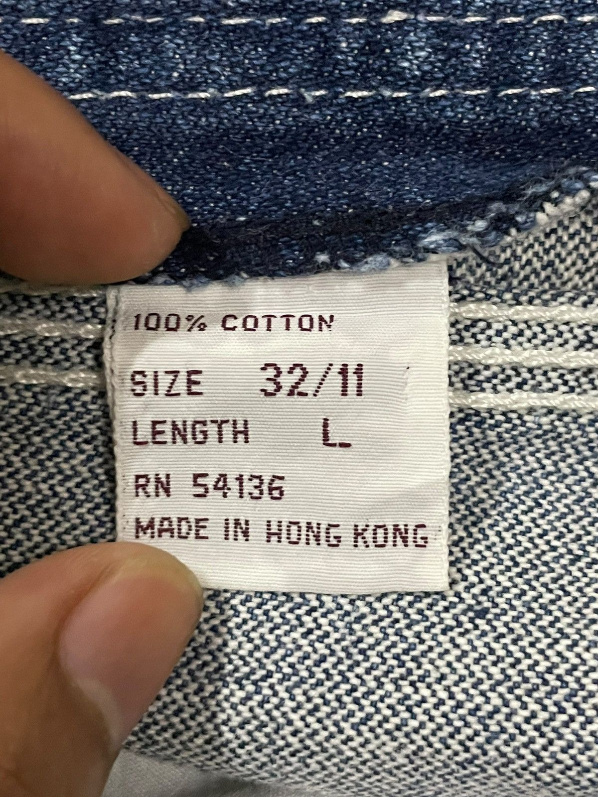 Japanese Brand Vintage Y2K Japanese Brand Fade Wash Straight Loose Jeans Size US 31 - 11 Thumbnail