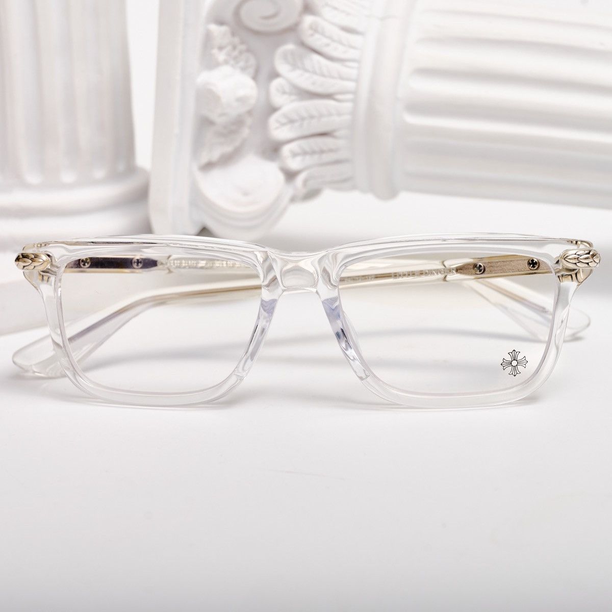Chrome Hearts CHROME HEARTS LITTLE DINGER CRYSTAL GLASSES Size ONE SIZE - 6 Thumbnail