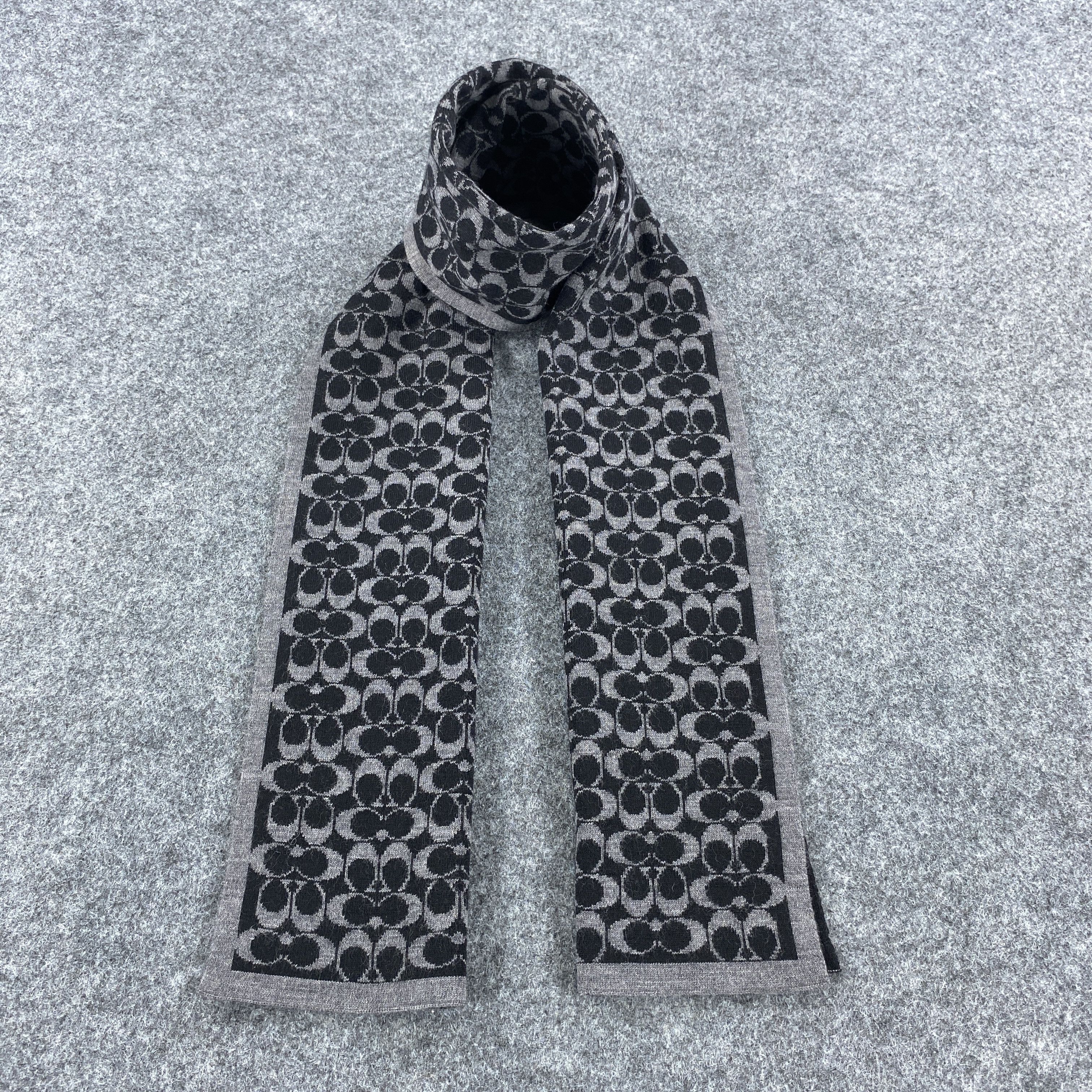 Coach × Vintage Coach Scarf # Muffler # Neckwear # D651 Size ONE SIZE - 1 Thumbnail