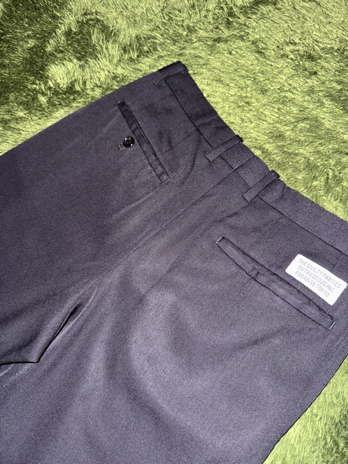 Wacko Maria [S] Wacko Maria Blank Line Jonny A Wool Slacks Trousers Size US 32 / EU 48 - 12 Thumbnail