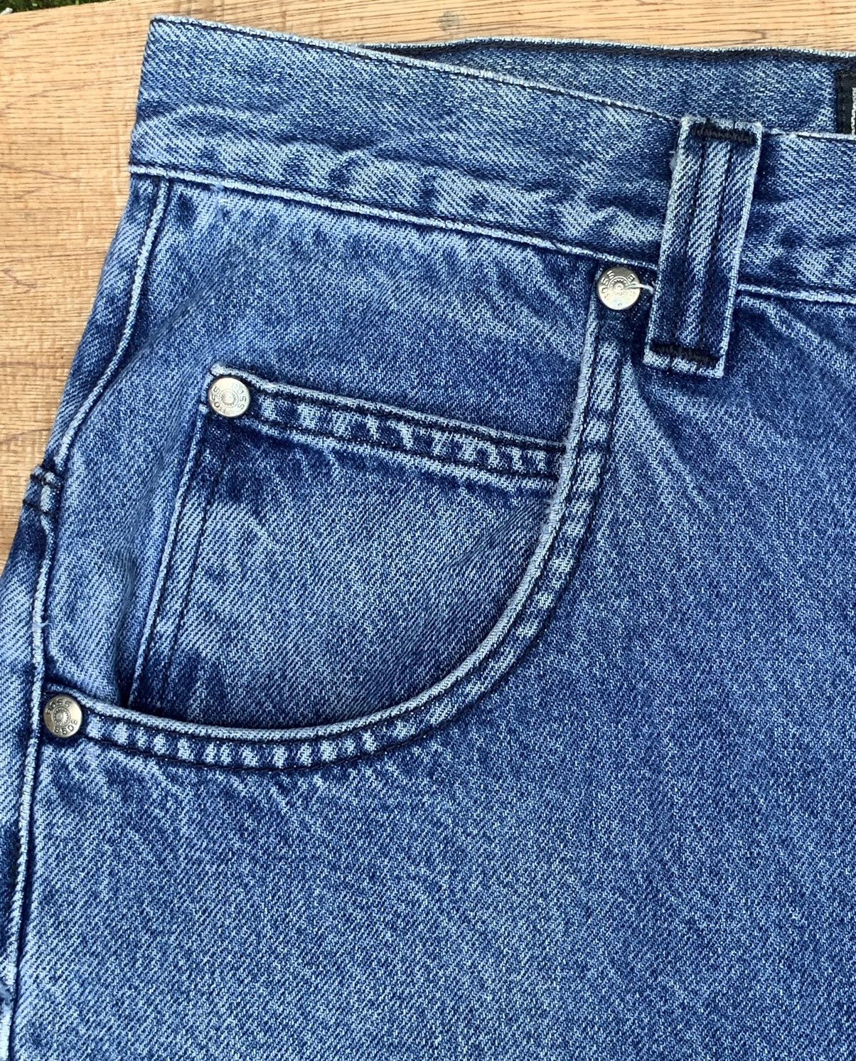 Hugo Boss Vintage 90s Boss Baggy Hip Hop Denim Jeans Pants Size US 31 - 13 Thumbnail