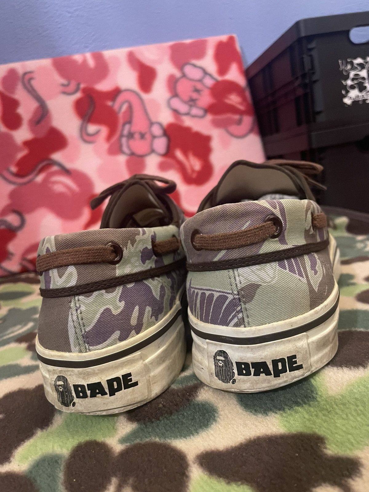 Bape Bape low Bapesta Size US 8.5 / EU 41-42 - 4 Thumbnail