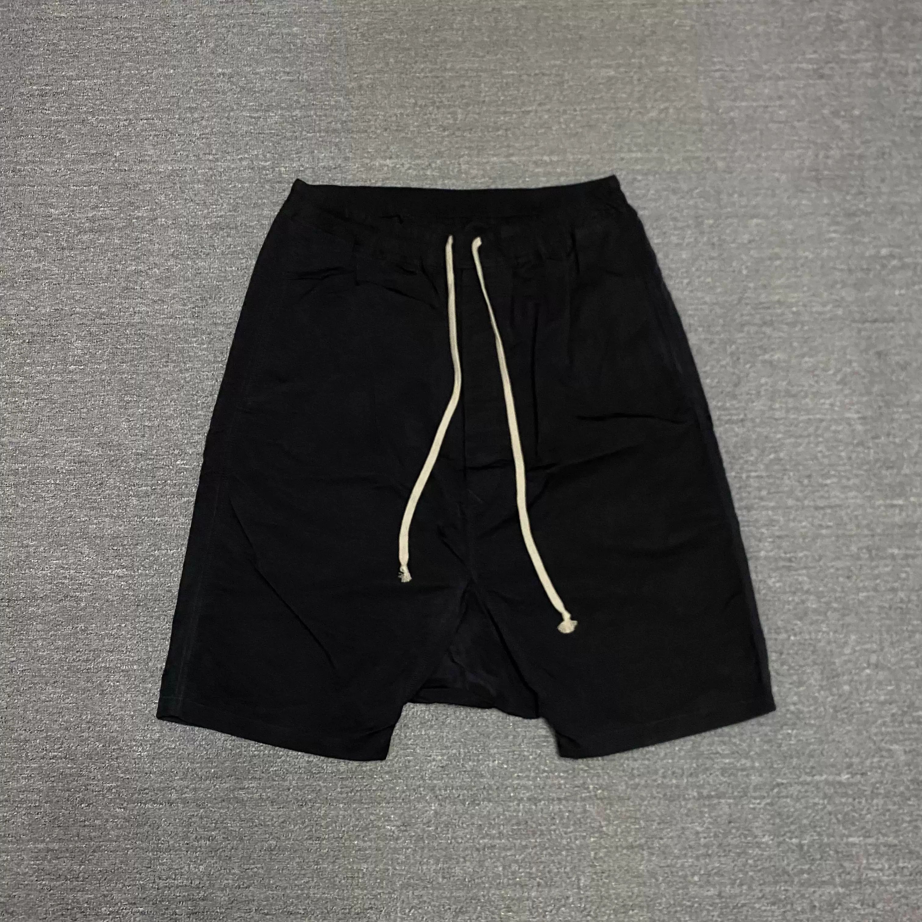 Rick Owens Rick Owens SS18 Dirt Black Drop Crotch Pod Shorts Size