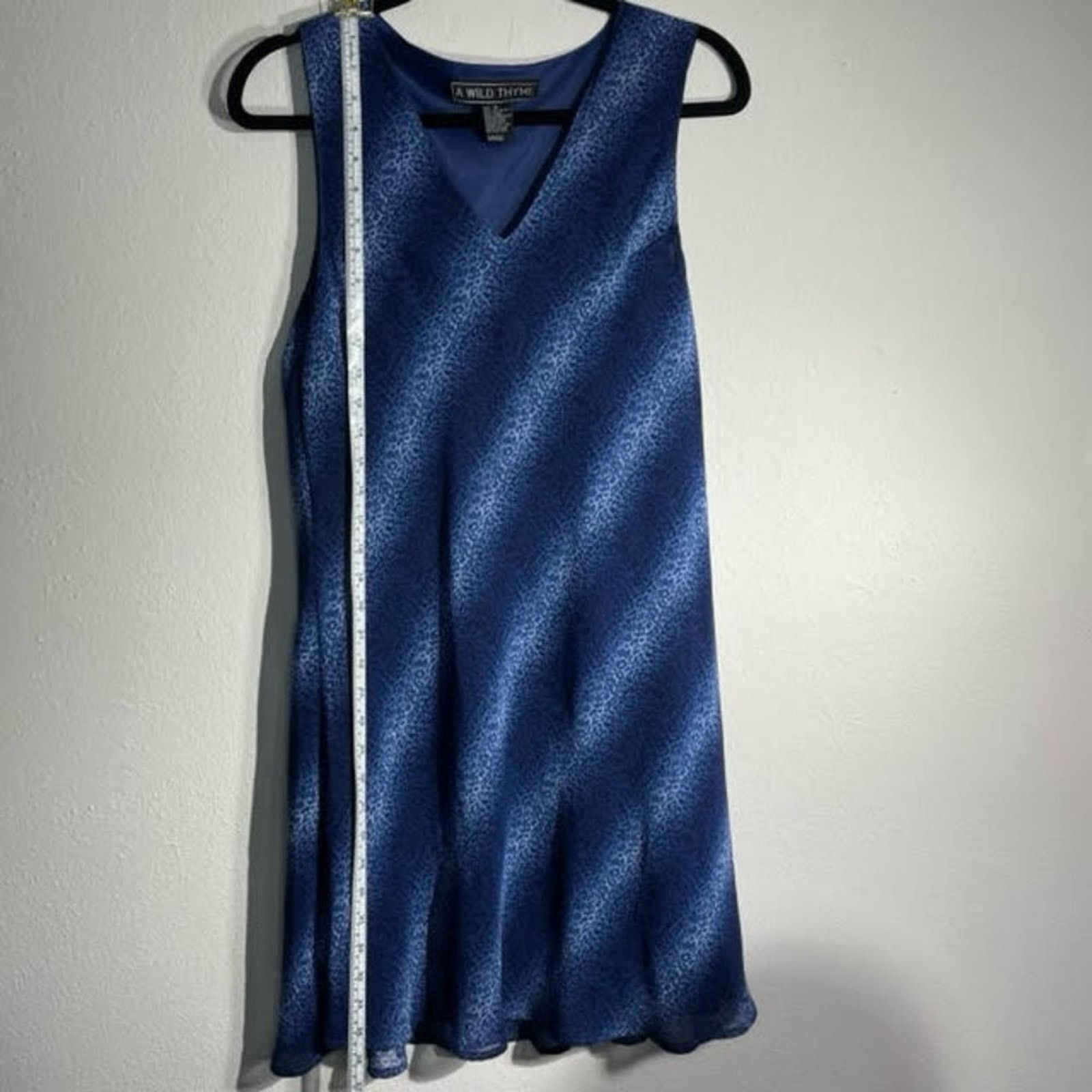 Other Wild Thyme Blue Ombre Leopard Sheath Dress with Shawl 16 Size XXL / US 16-18 / IT 52-54 - 3 Thumbnail