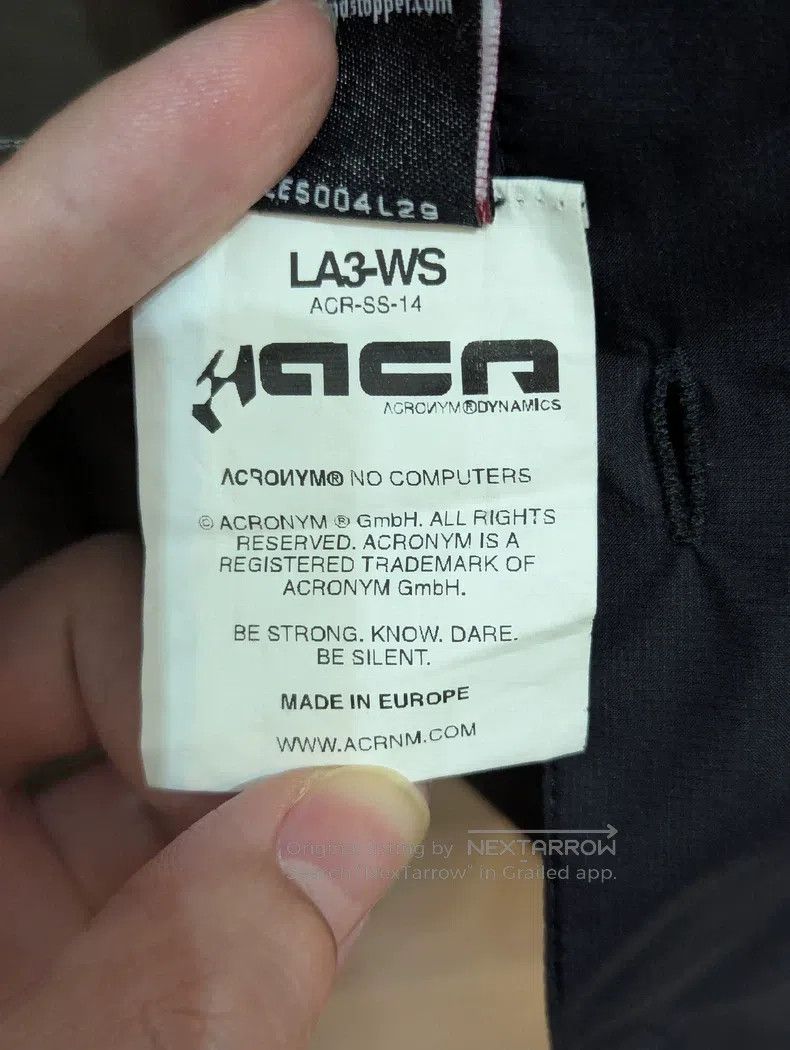 Acronym Acronym Black Shirt Size US S / EU 44-46 / 1 - 4 Thumbnail