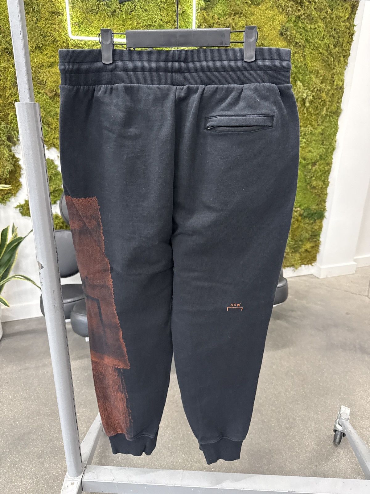 A-COLD-WALL* A-COLD-WALL Collage Sweatpants Black/Rust Size US 34 / EU 50 - 2 Thumbnail