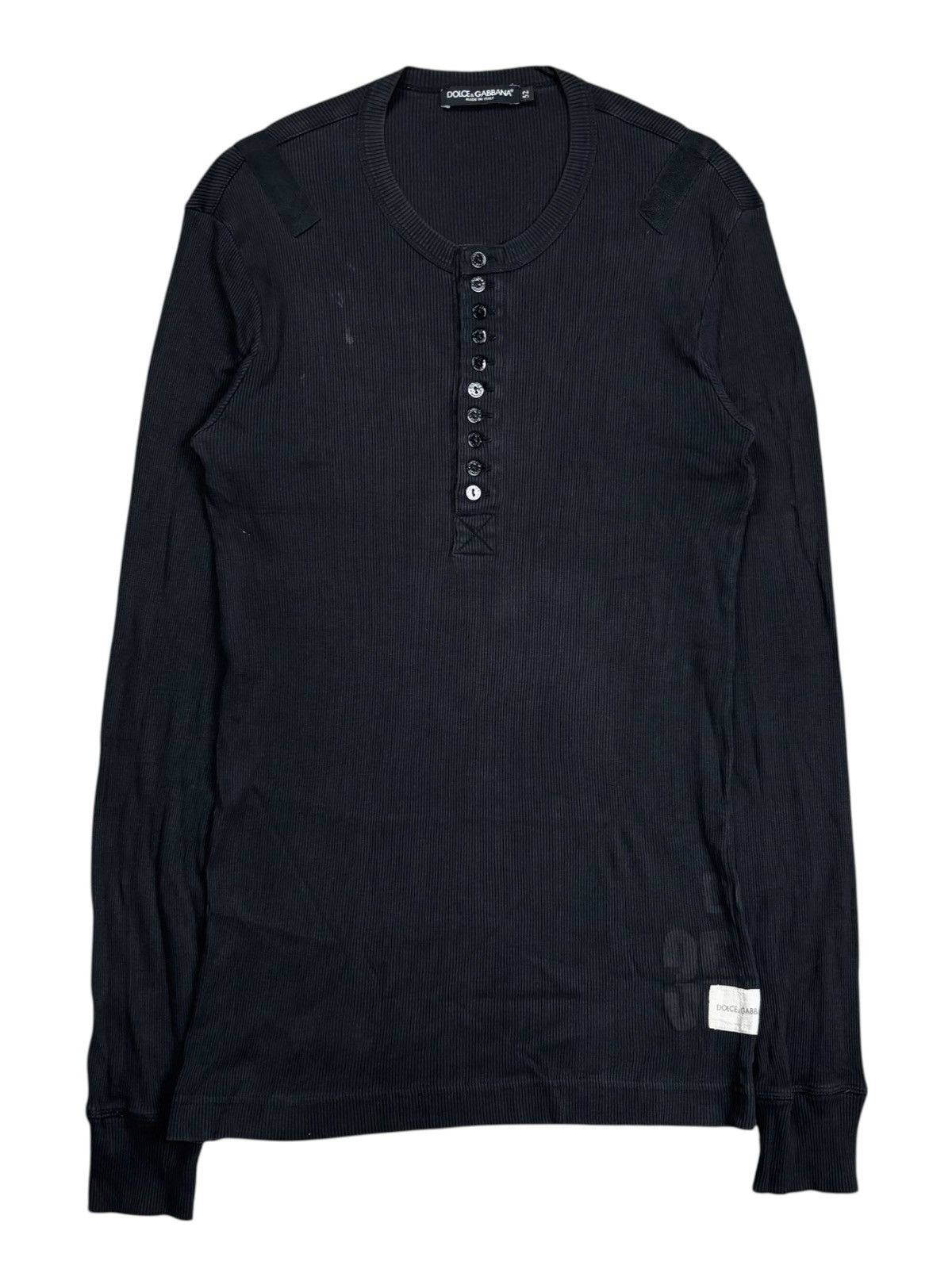 Dolce & Gabbana 2000s Dolce Gabbana - Indie Sleaze Top Longsleeve Size US M / EU 48-50 / 2 - 1 Thumbnail