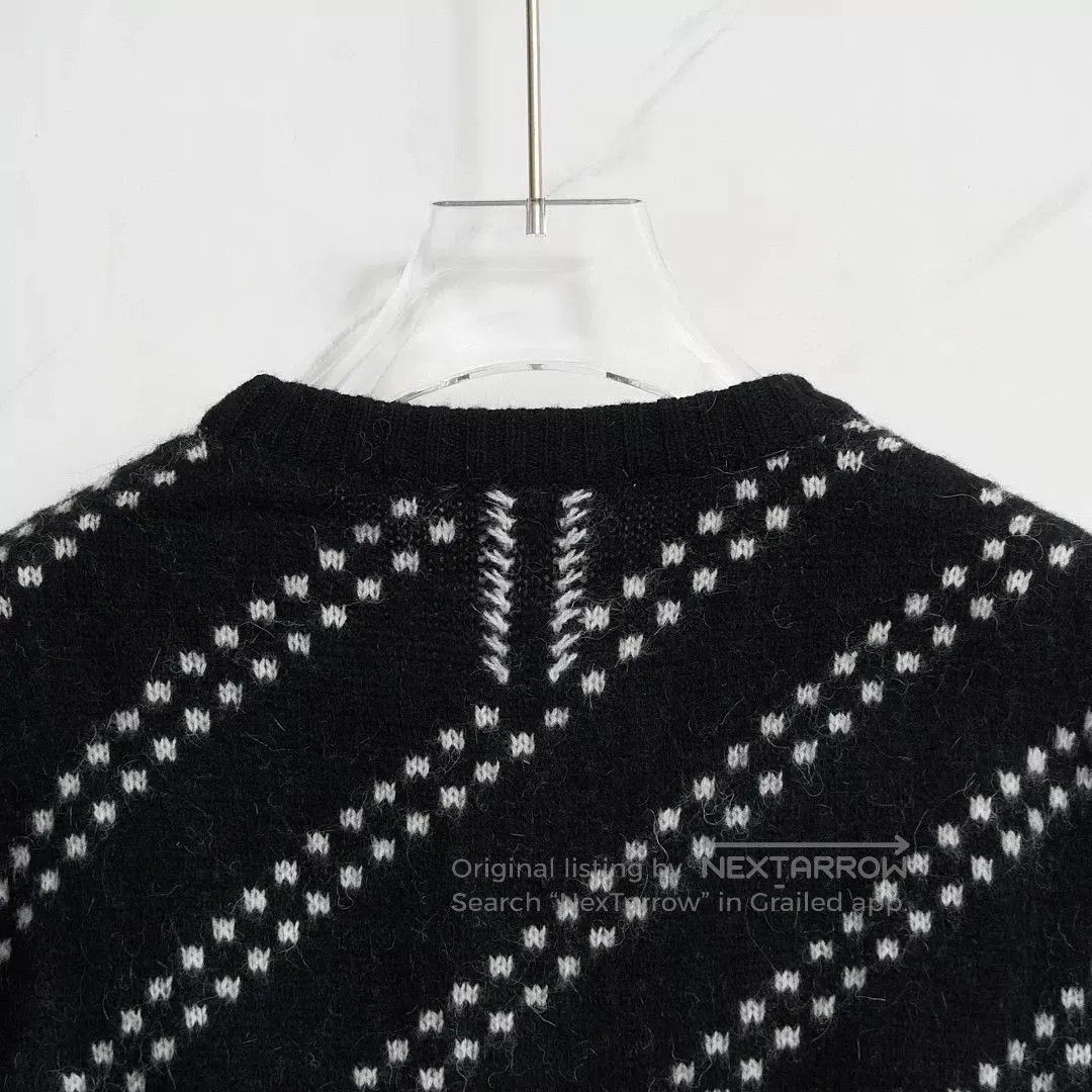 Saint Laurent Paris Saint Laurent Men's Zigzag Knit Sweater. Size US M / EU 48-50 / 2 - 5 Thumbnail