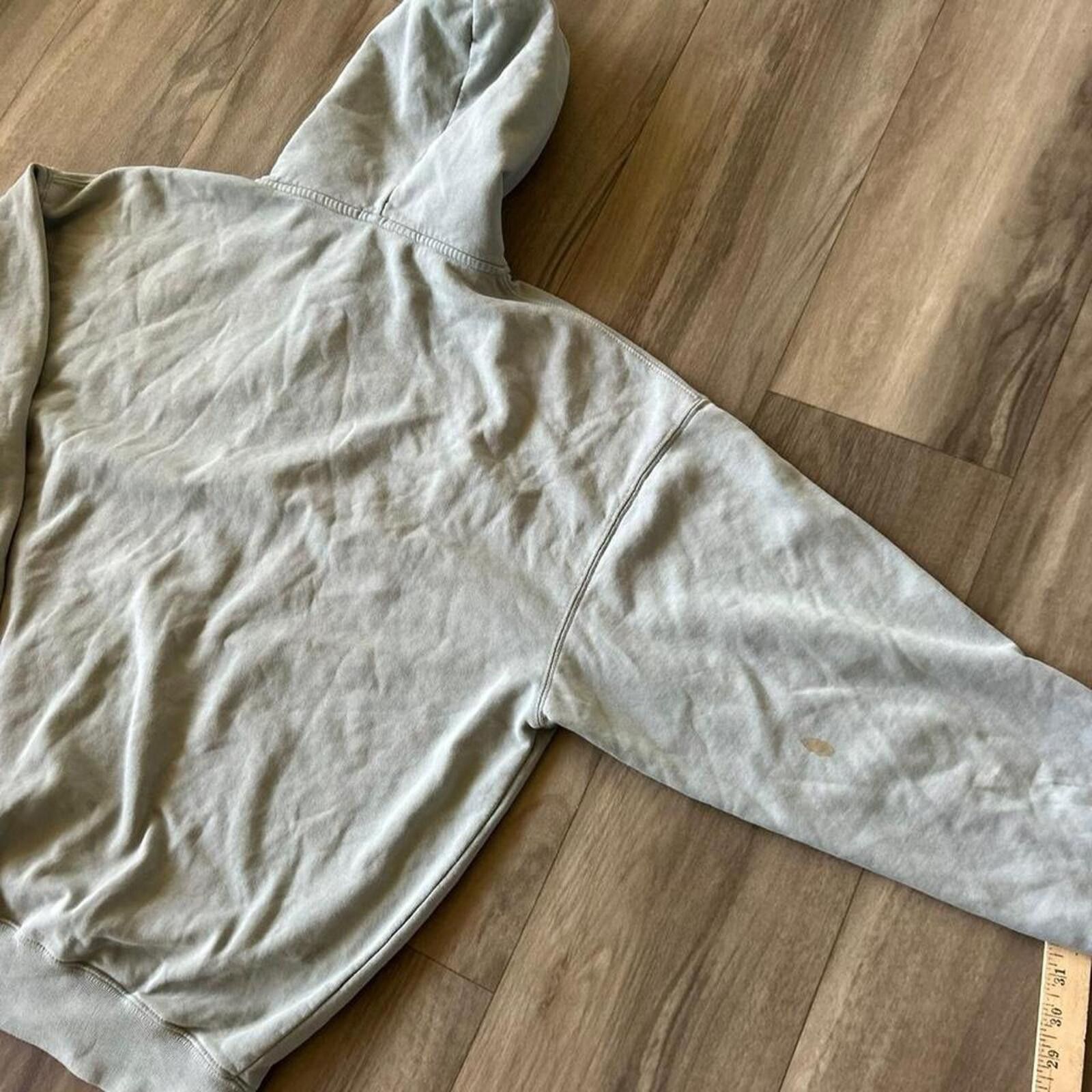 Other Vintage Light Sage Green Blank Zip Up Heavyweight Hoodie XL Size US XL / EU 56 / 4 - 7 Thumbnail