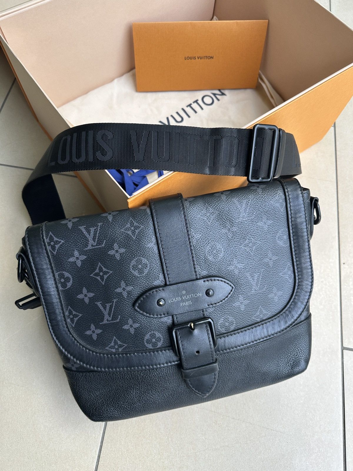 Louis Vuitton Louis Vuitton Messenger Shoulder Bag Saumur Eclipse Size ONE SIZE - 1 Thumbnail