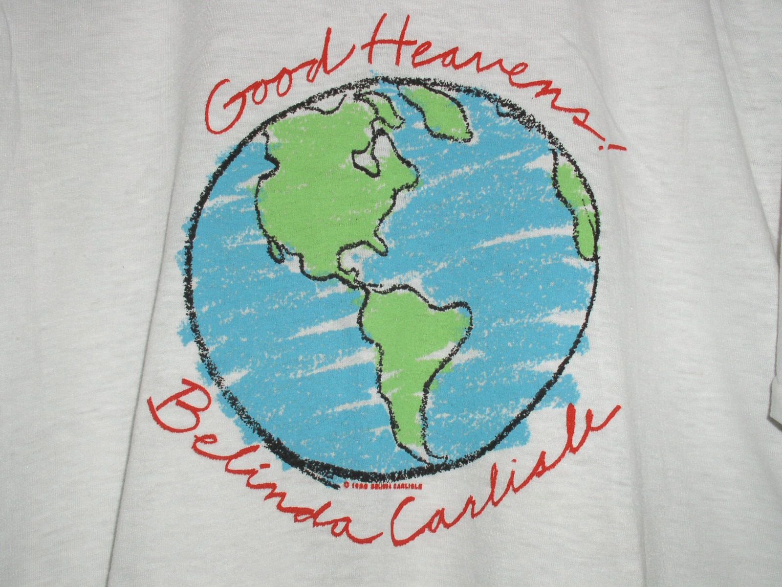 Band Tees Belinda Carlisle Concert Tour Shirt 1988 Single Stitched Size US XL / EU 56 / 4 - 3 Thumbnail