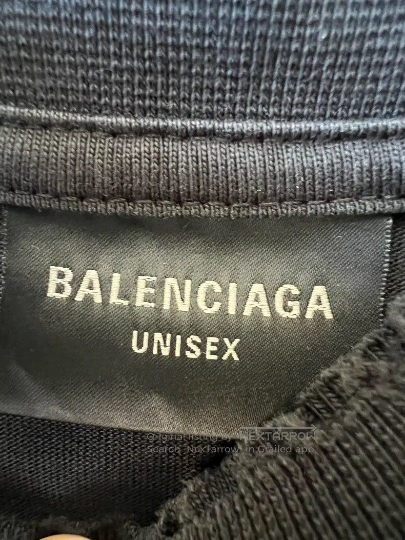 Balenciaga Balenciaga Front and Back Blurred Letter Short Sleeve S Size US S / EU 44-46 / 1 - 3 Thumbnail