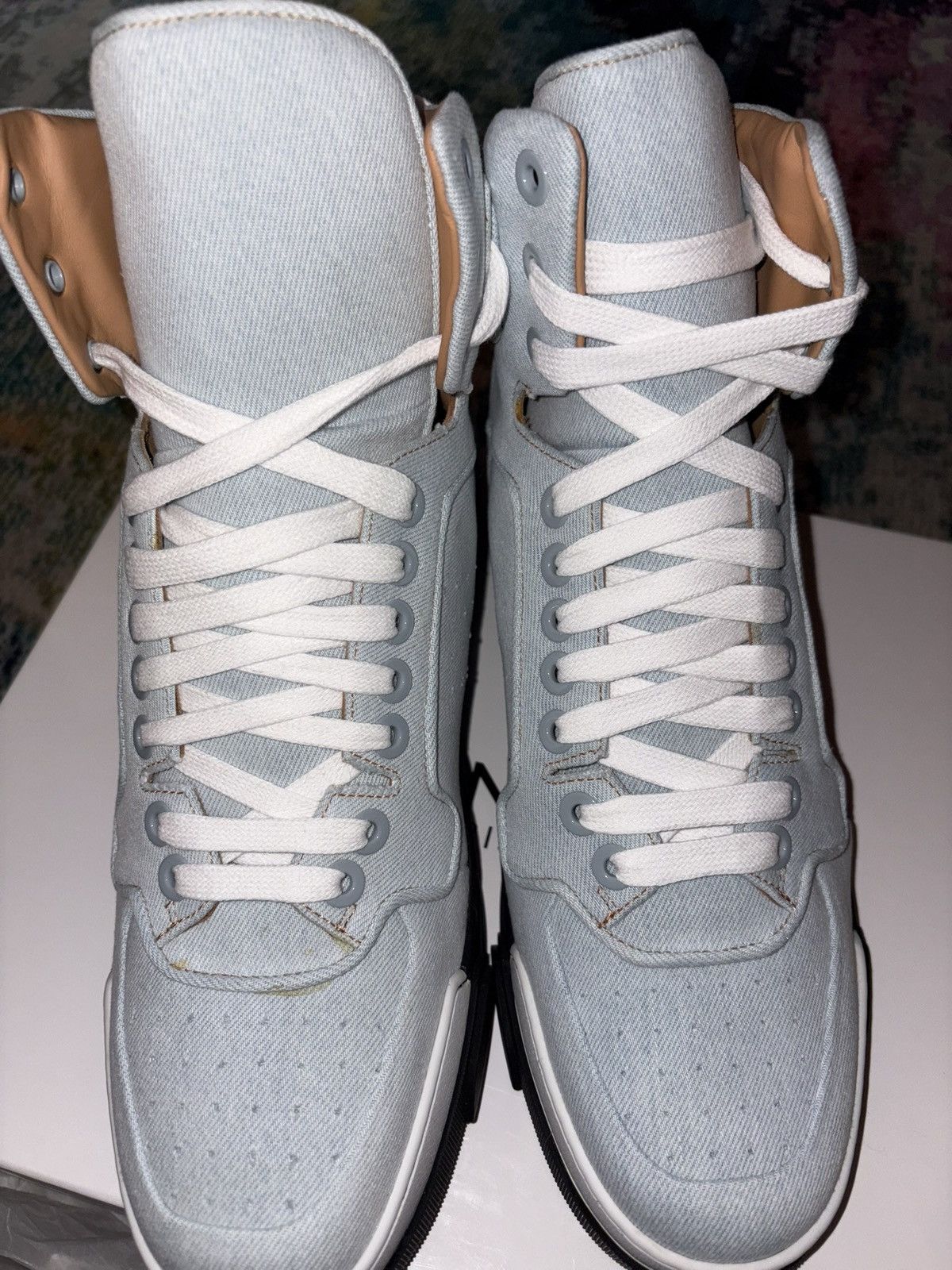Givenchy 2016 DS GIVENCHY DENIM TYSON SNEAKERS Size US 13 / EU 46 - 10 Thumbnail