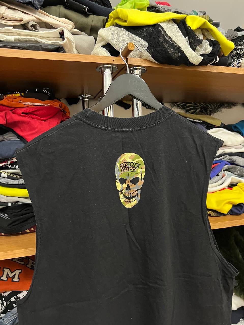 Vintage × WWE WWE Stone Cold Arrive Raise Hell Leave Tee Size US XXL / EU 58 / 5 - 6 Thumbnail