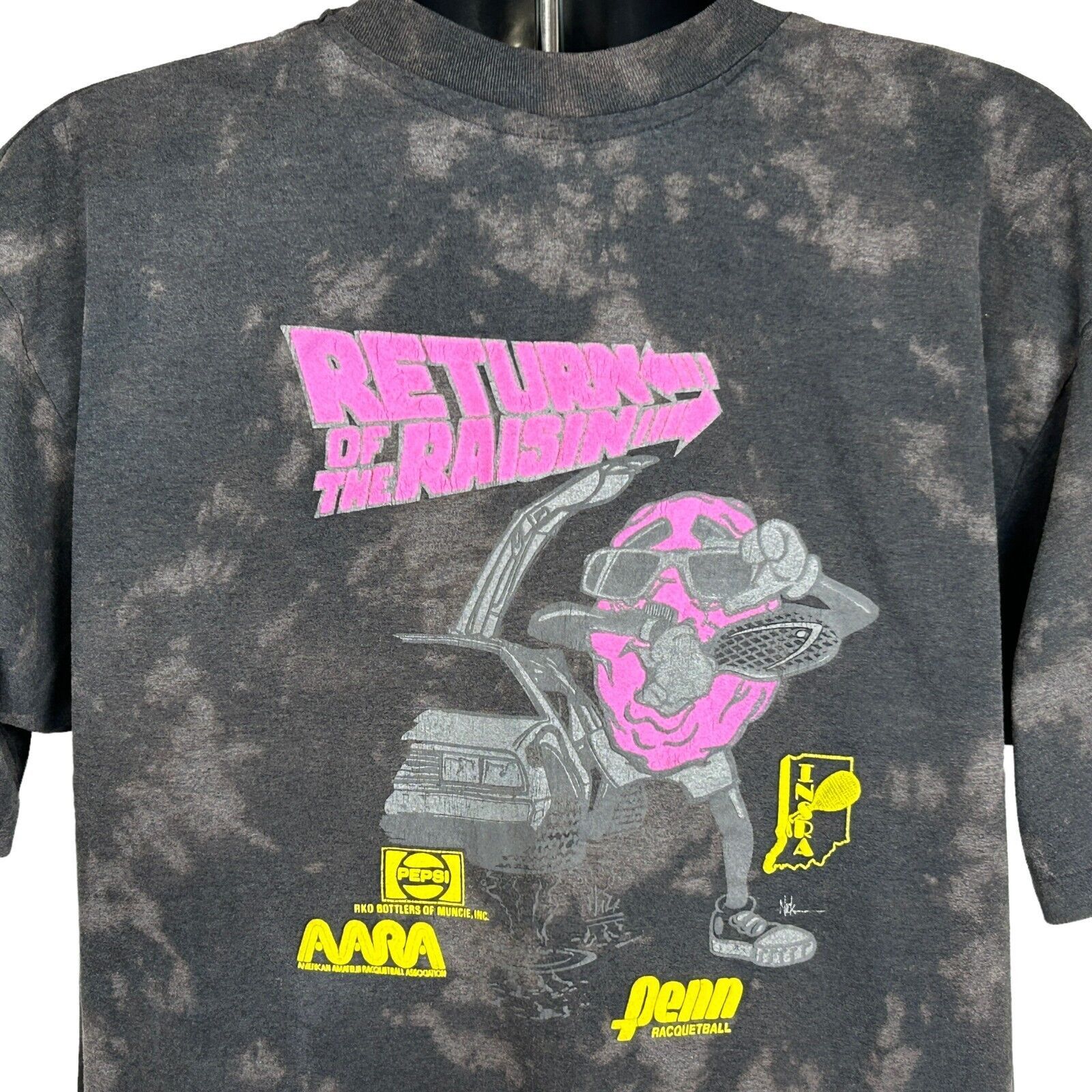 Hanes Vintage 80s Racquetball Indiana Athletic Club T Shirt XL Size US XL / EU 56 / 4 - 1 Thumbnail