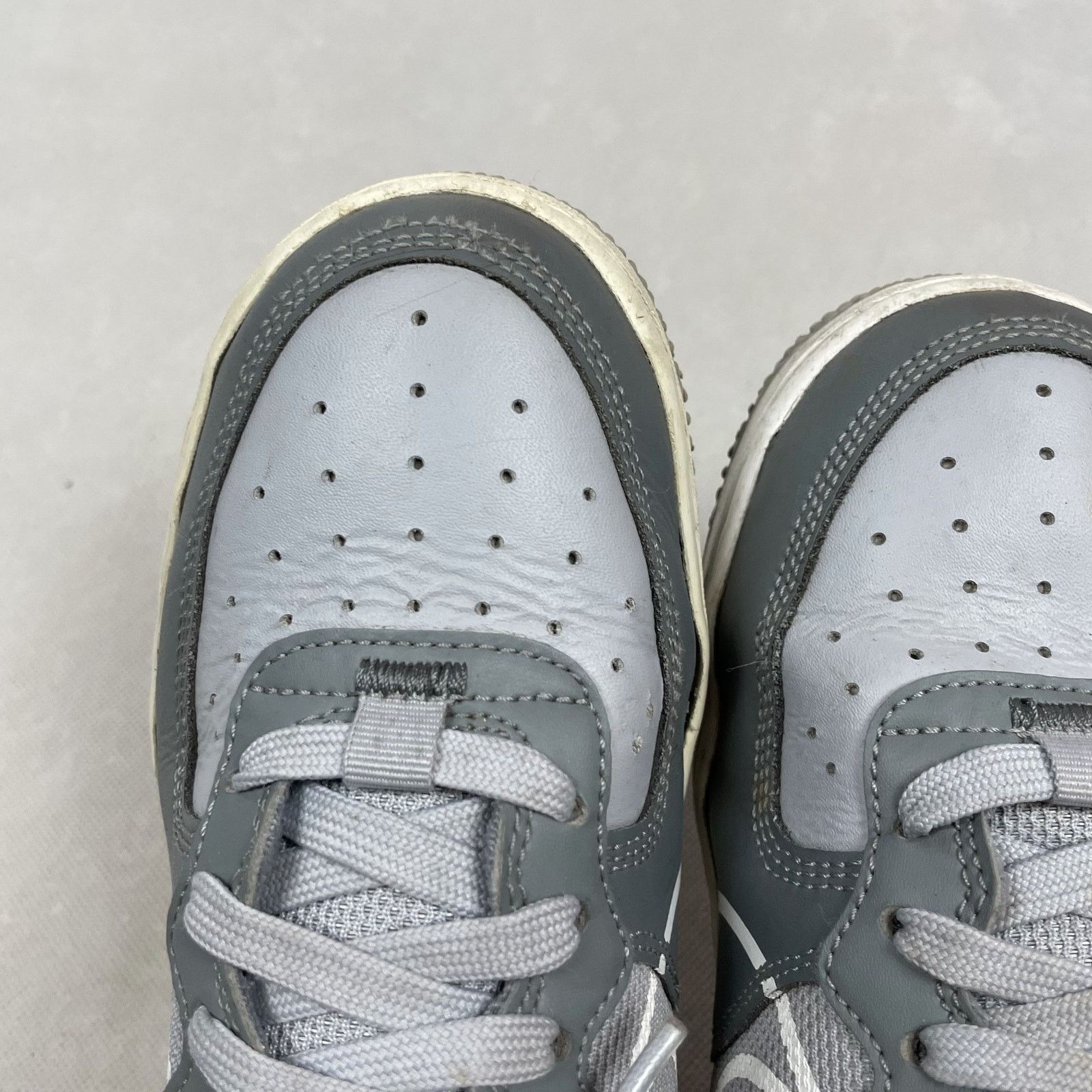Nike Nike Air Force 1 React CD6960-002 Wolf Gray White Shoes 6.5 Size US 6.5 / EU 39-40 - 9 Thumbnail