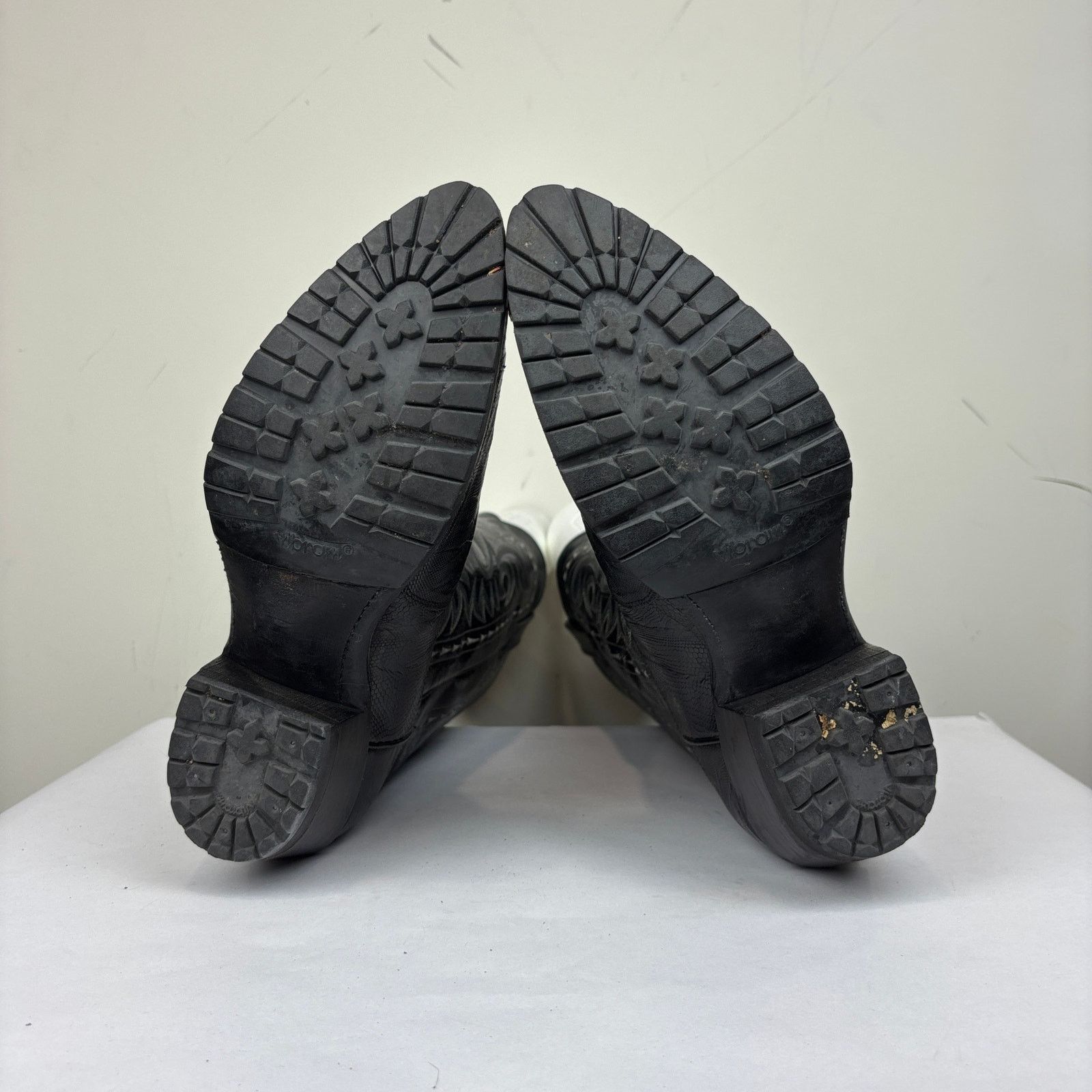 Dan Post Dan Post Exotic Teju Lizard Western Cowboy Boots Black 7 EW Size US 7 / EU 40 - 7 Thumbnail