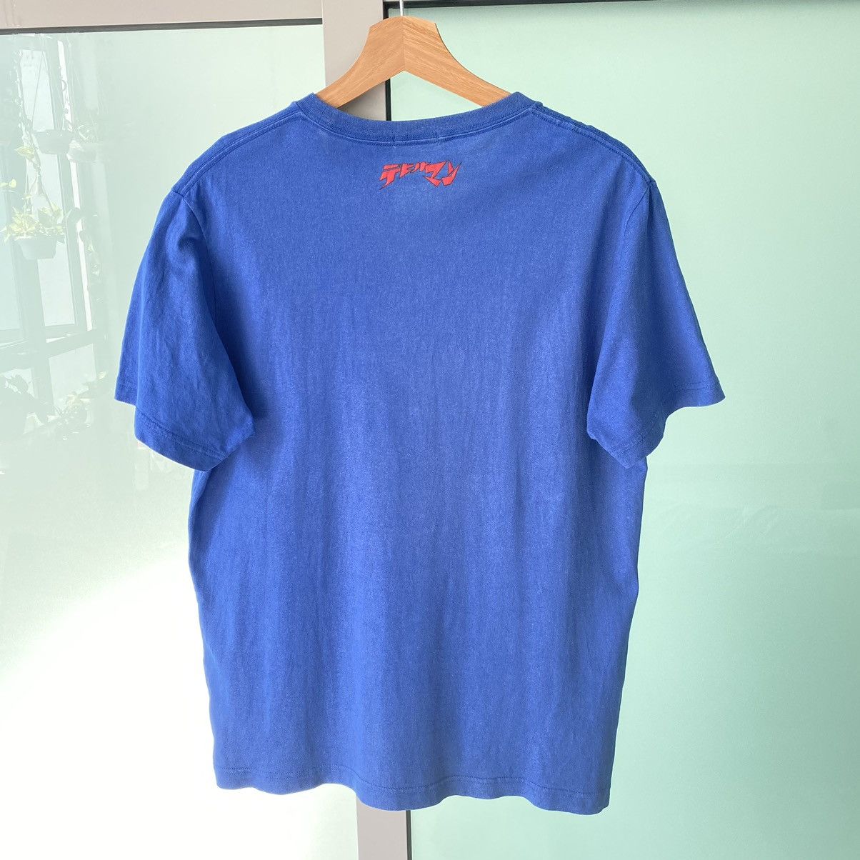 Anime Thrashed Faded Devil Man Japanese Anime Tee Size US L / EU 52-54 / 3 - 3 Thumbnail