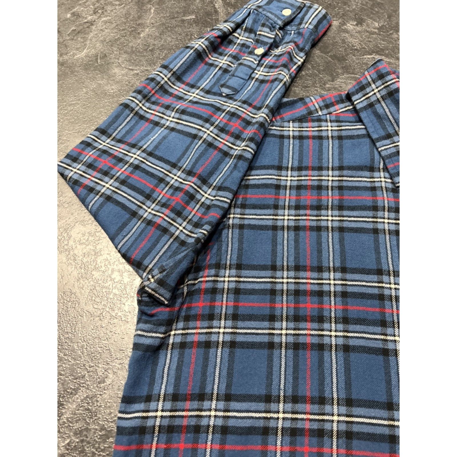 Pendleton VINTAGE Pendleton Flannel Shirt Women's Long Sleeve Button-Up Plaid Pocket XL Blue Size XL / US 12-14 / IT 48-50 - 5 Thumbnail