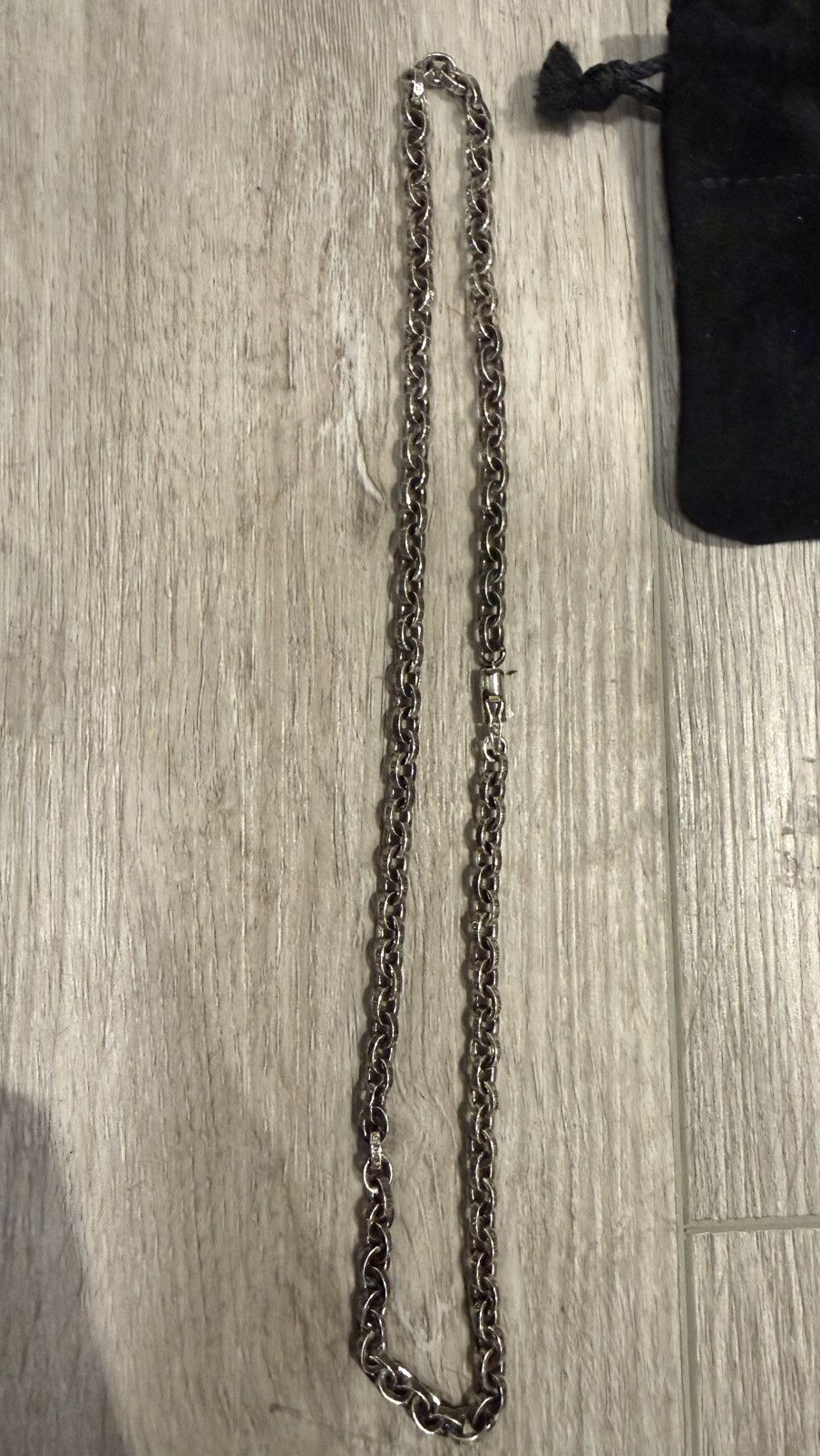 Chrome Hearts CHROME HEARTS “18” “INCH PAPER CHAIN” .925/14k CLASP Size ONE SIZE - 4 Thumbnail