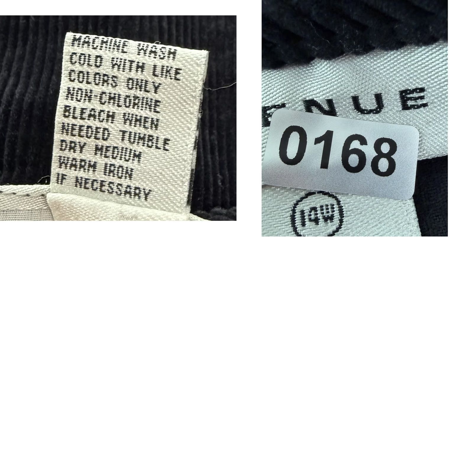 Avenue VINTAGE Avenue Maxi Dress Women XL Black Corduroy Full Zip 90s Y2K Vintage Dress Size XL / US 12-14 / IT 48-50 - 9 Thumbnail