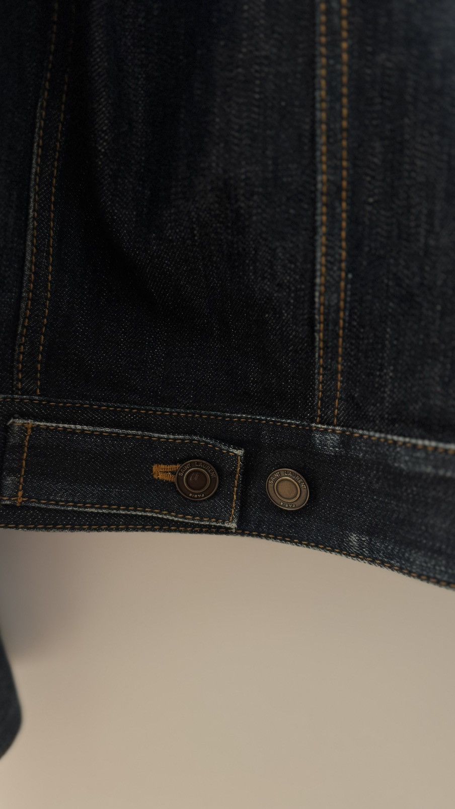 Saint Laurent Paris Saint Laurent Paris Denim Trucker Jacket size 50 Size US M / EU 48-50 / 2 - 10 Thumbnail