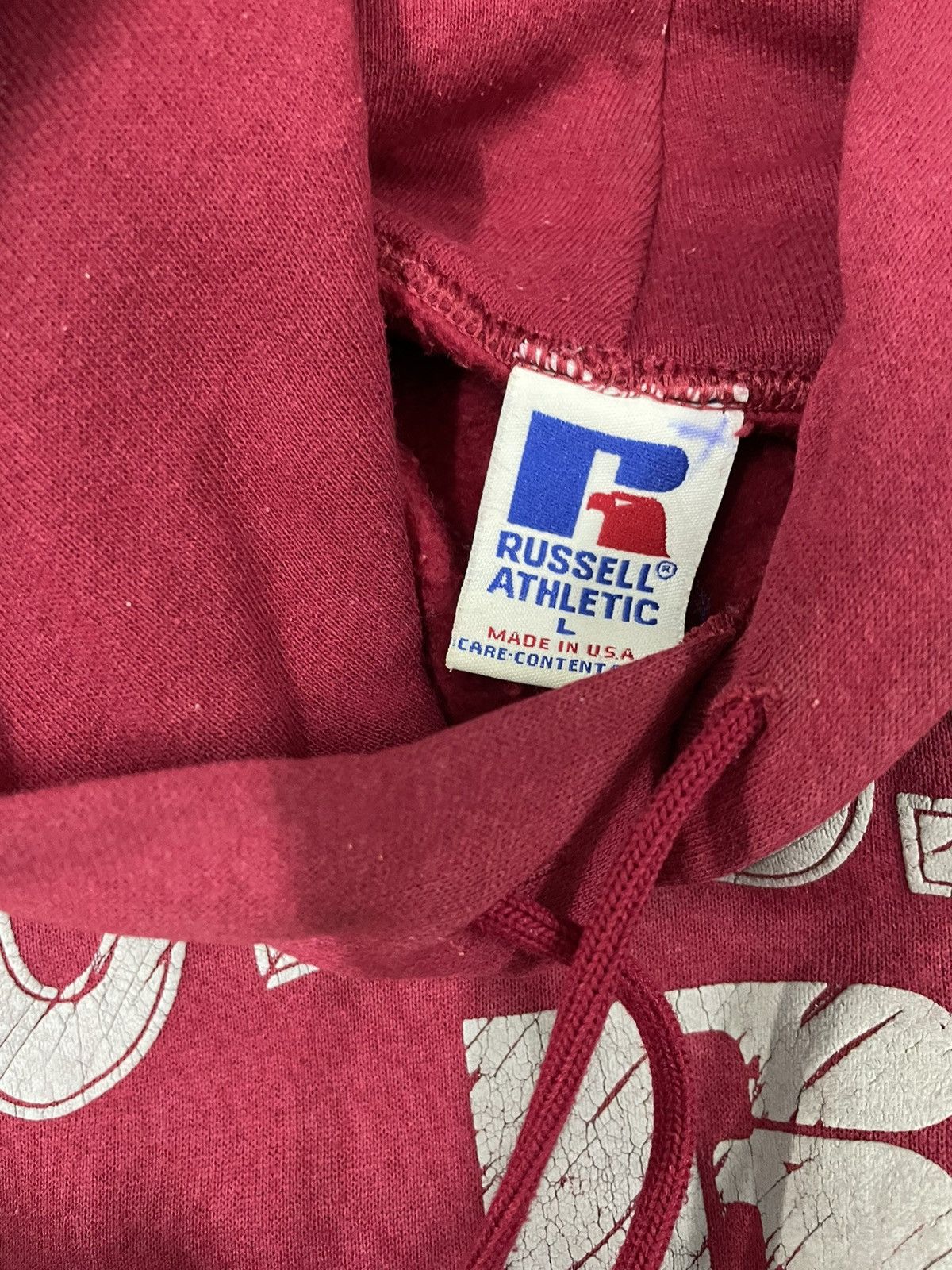 Russell Athletic Vintage Russell Athletic Spellout Hoodie Size US L / EU 52-54 / 3 - 5 Thumbnail