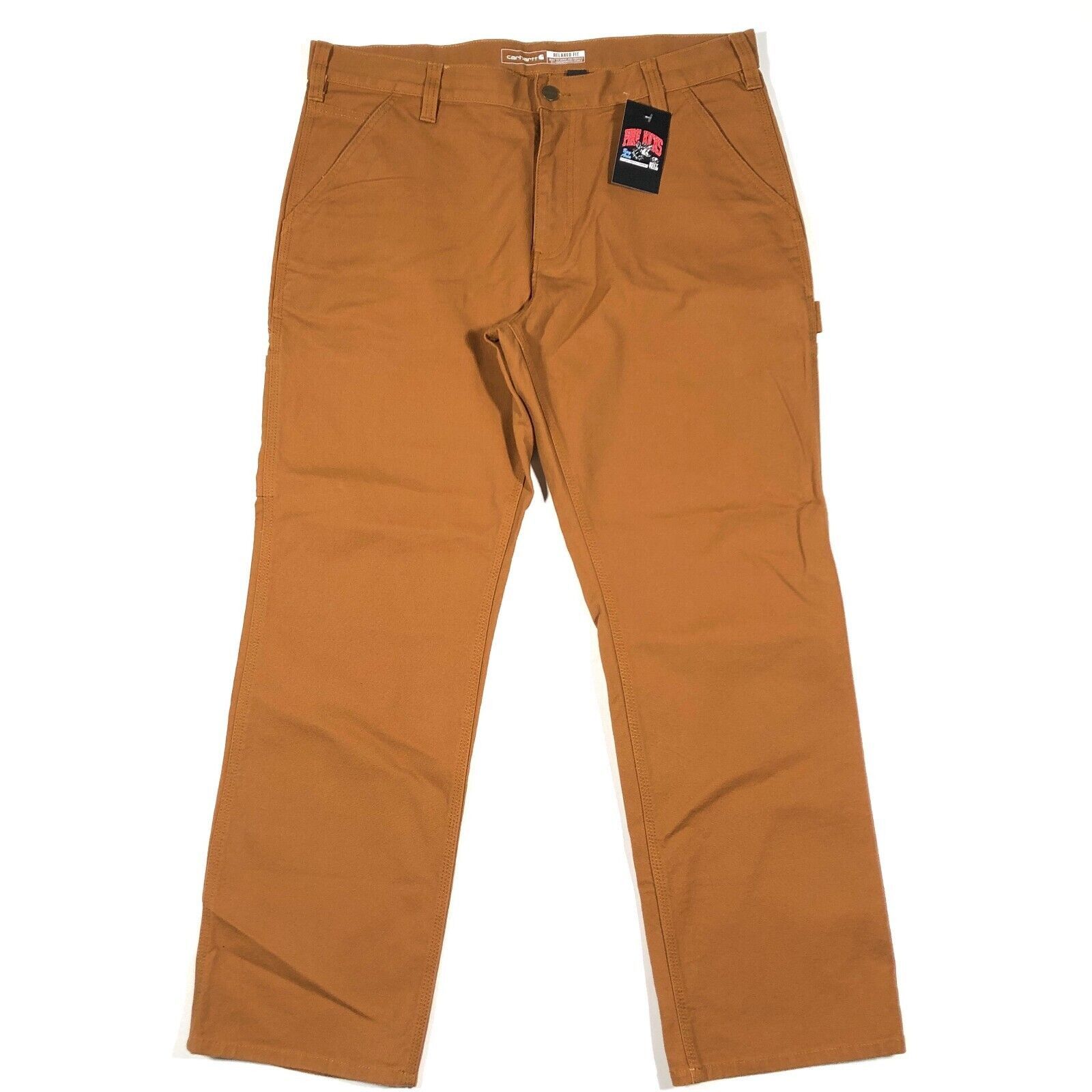 Carhartt × Vintage × Wrangler Carhartt Rugged Flex Relaxed Fit Work Pants Brown Size 36x30 Size US 36 / EU 52 - 7 Thumbnail