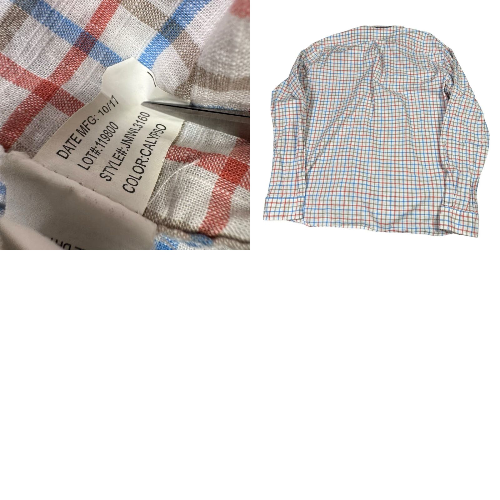 johnnie-O VINTAGE Johnnie-O Shirt Mens 2XL Hangin Out Windowpane Button Down Casual Surfer Shirt Size US XXL / EU 58 / 5 - 8 Thumbnail