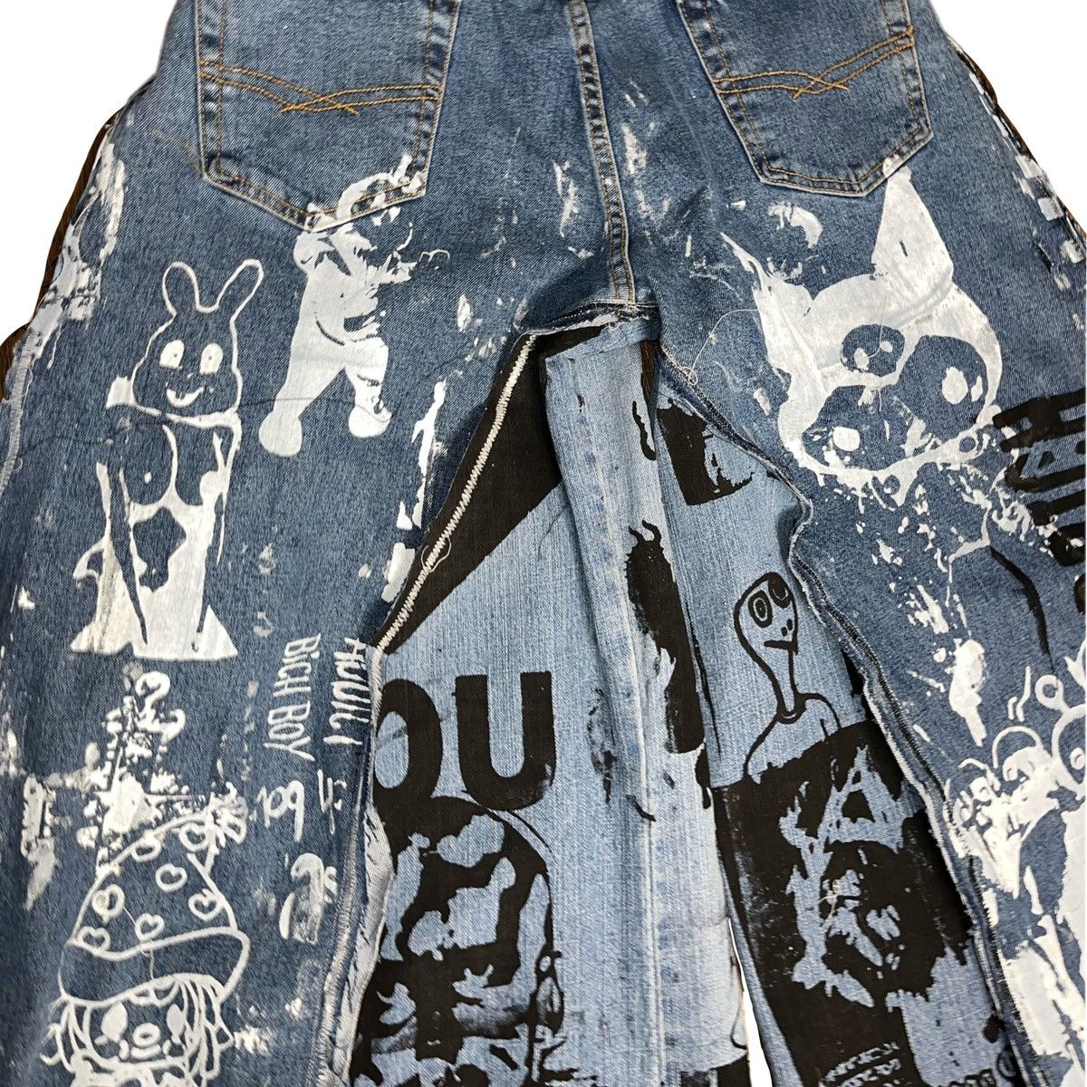 Other Basedbich wide baggy jeans Size US 30 / EU 46 - 9 Thumbnail