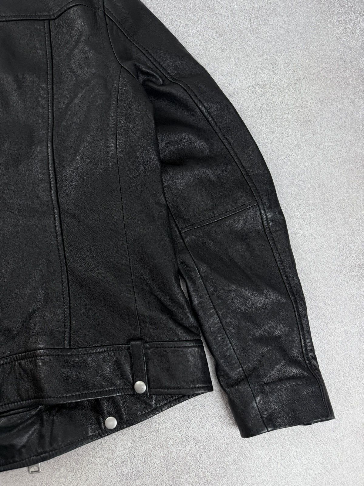 Allsaints Allsaints Men’s Milo Biker Leather Jacket Size M Size US M / EU 48-50 / 2 - 10 Thumbnail