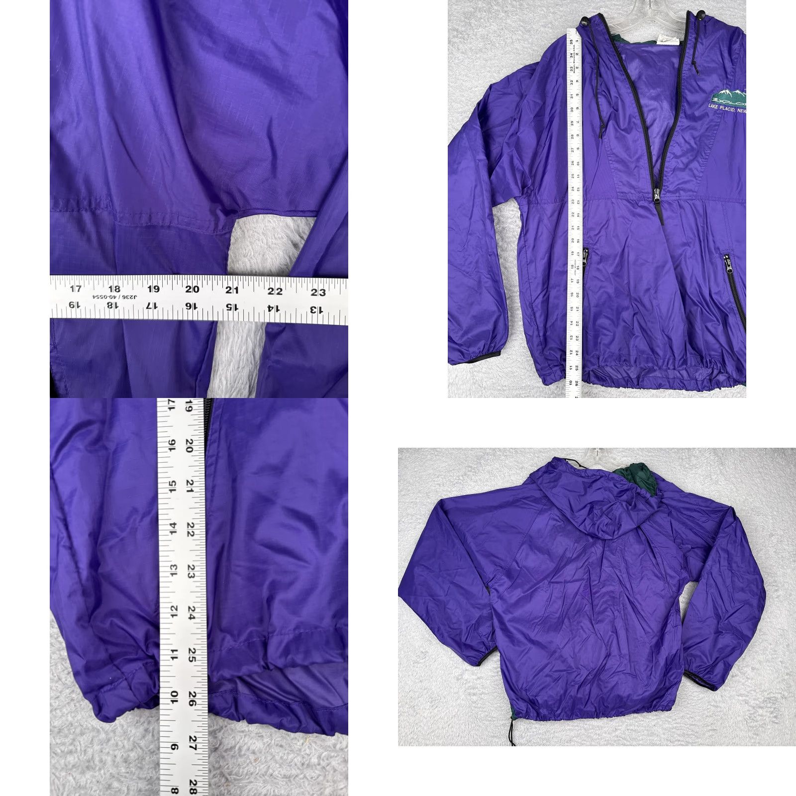 Helly Hansen VINTAGE Helly Hansen Jacket Mens Small Purple Explore Lake Placid Anorak 90s Size US S / EU 44-46 / 1 - 8 Thumbnail