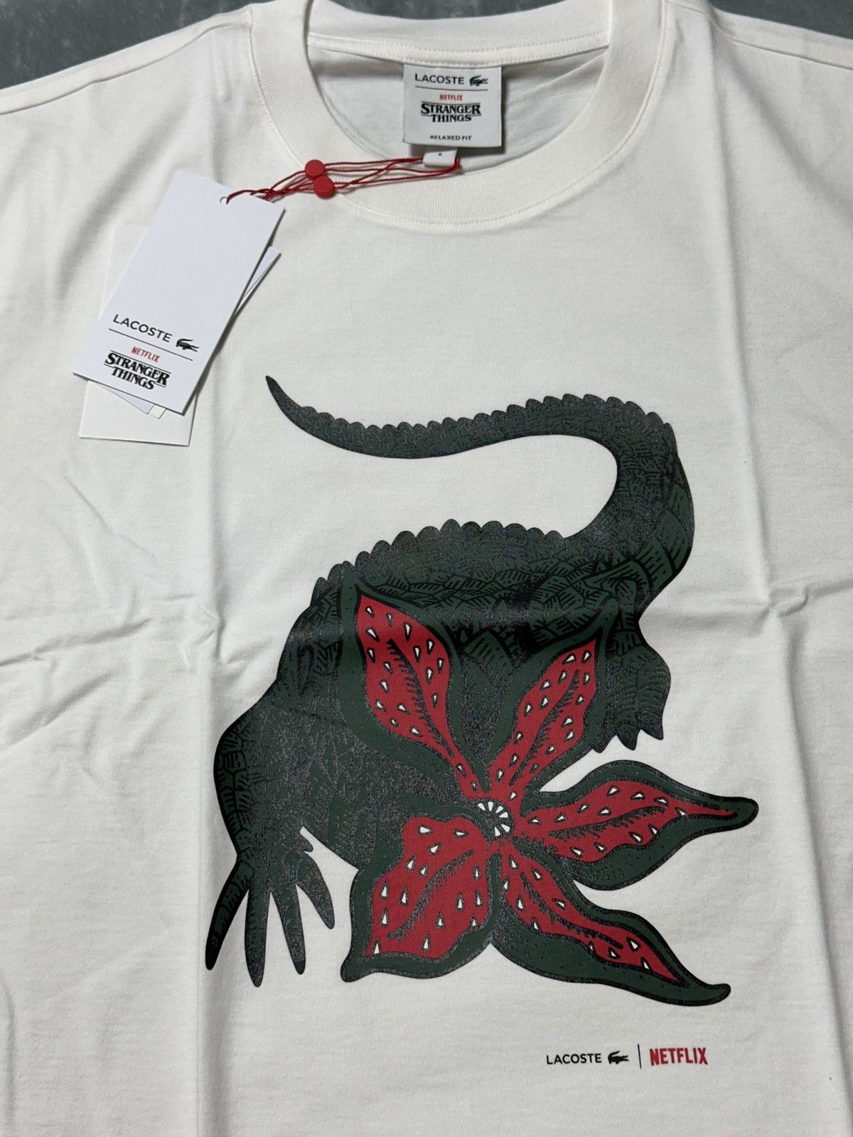 Lacoste NWT LACOSTE x STRANGER THINGS NETFLIX TSHIRT SIZE XL 6FR Size US XL / EU 56 / 4 - 2 Thumbnail