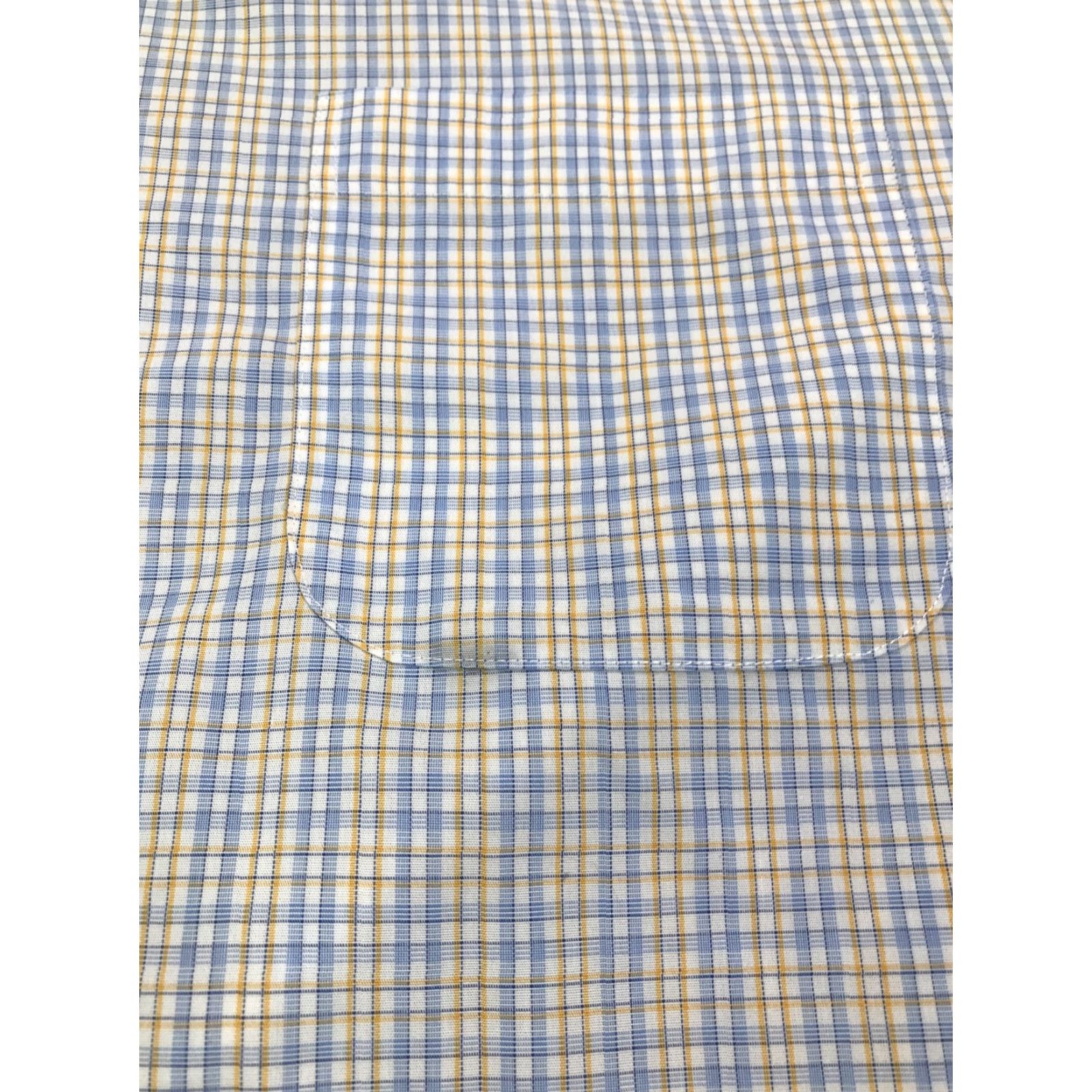 Brooks Brothers Brooks Brothers Madison Non Iron 100% Cotton Plaid Oxford Mens Dress Shirt XL Multicolor Regular 17-34 Men Size 46R - 3 Thumbnail