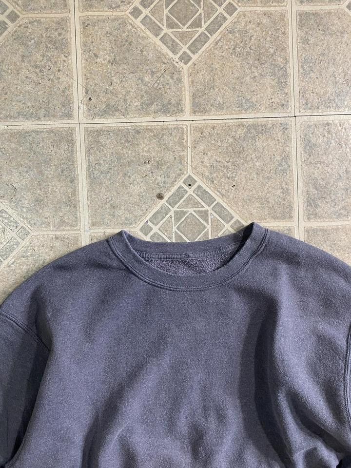 Other Vintage Y2K faded blank crewneck faded sweatshirt gray Size US L / EU 52-54 / 3 - 2 Thumbnail