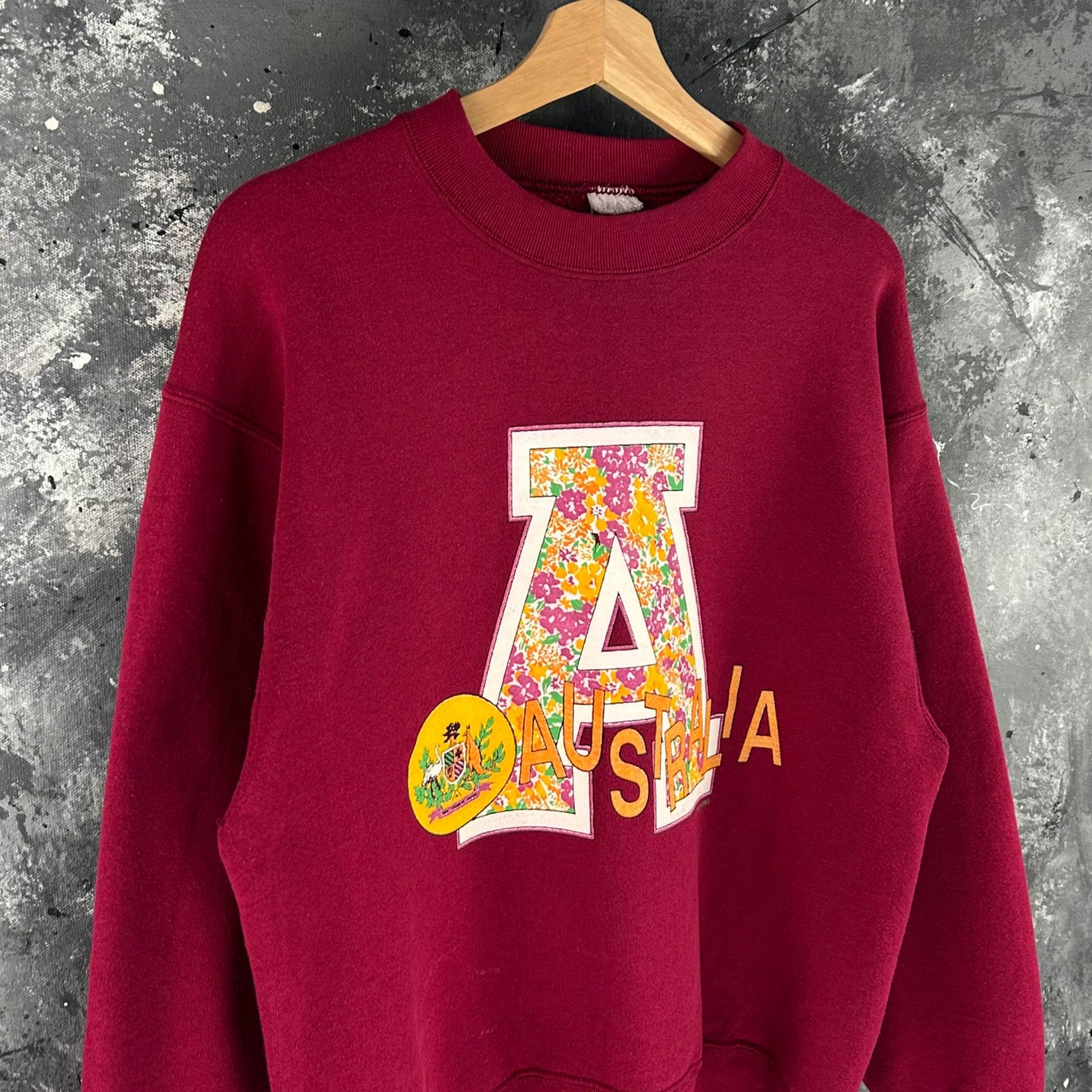 Vintage Vintage Australia nature flower sweatshirt Size US M / EU 48-50 / 2 - 2 Thumbnail