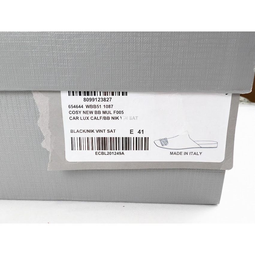 Balenciaga o1rshd1 Cozy New BB Mules in Black Size US 8 / EU 41 - 23 Thumbnail